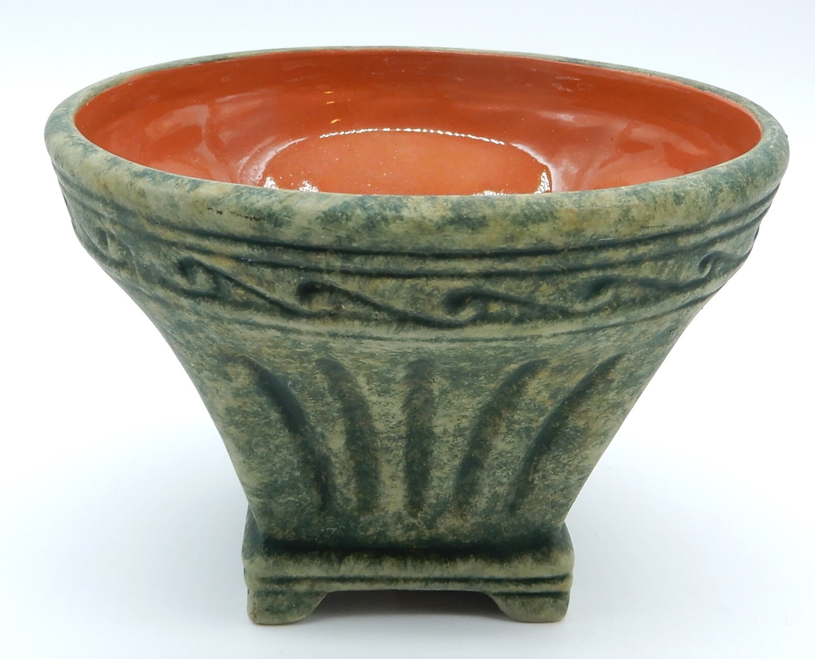 Ardco Fine Quality Dallas Green Pottery Flower Pot Planter 3.5" Tall