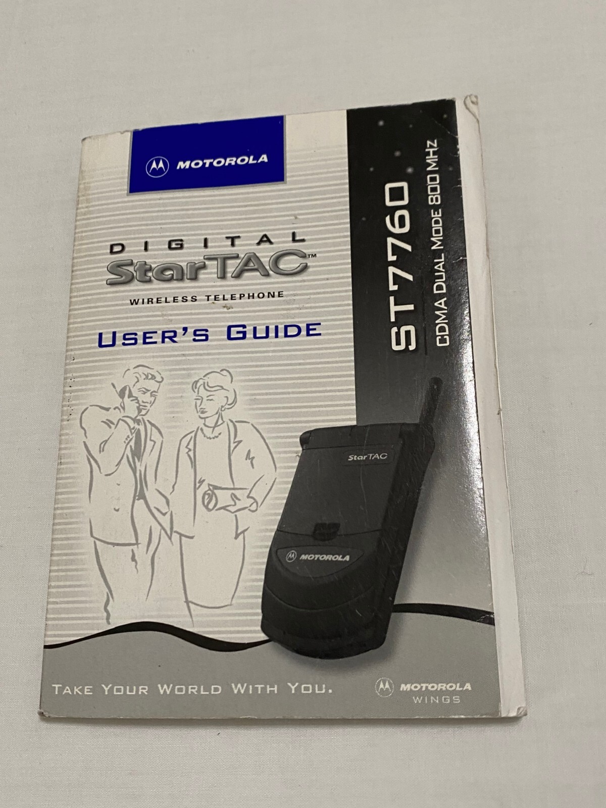 Motorola Digital StarTAC Wireless Telephone Users Guide ST7760 + Paper Inserts