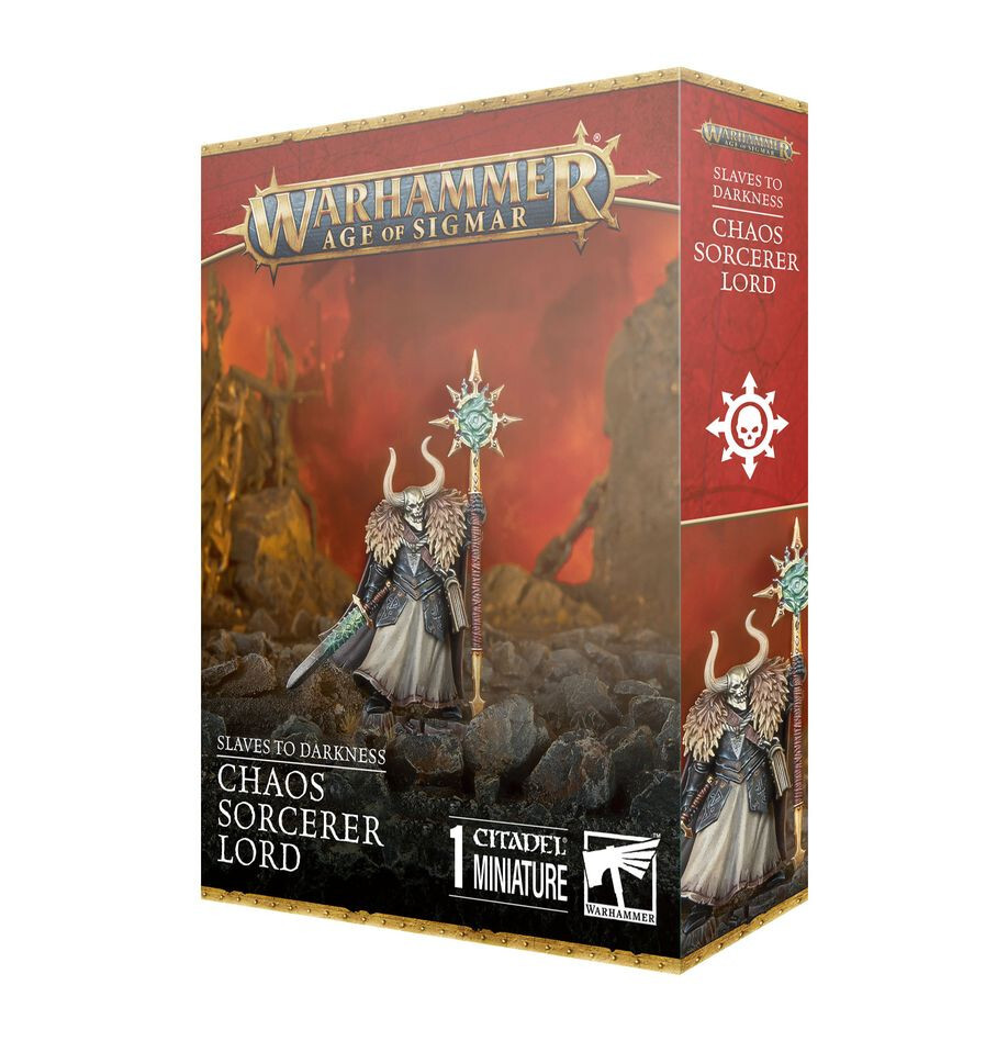 Slaves to Darkness: Chaos Sorcerer Lord - Warhammer AoS - New! 83-100