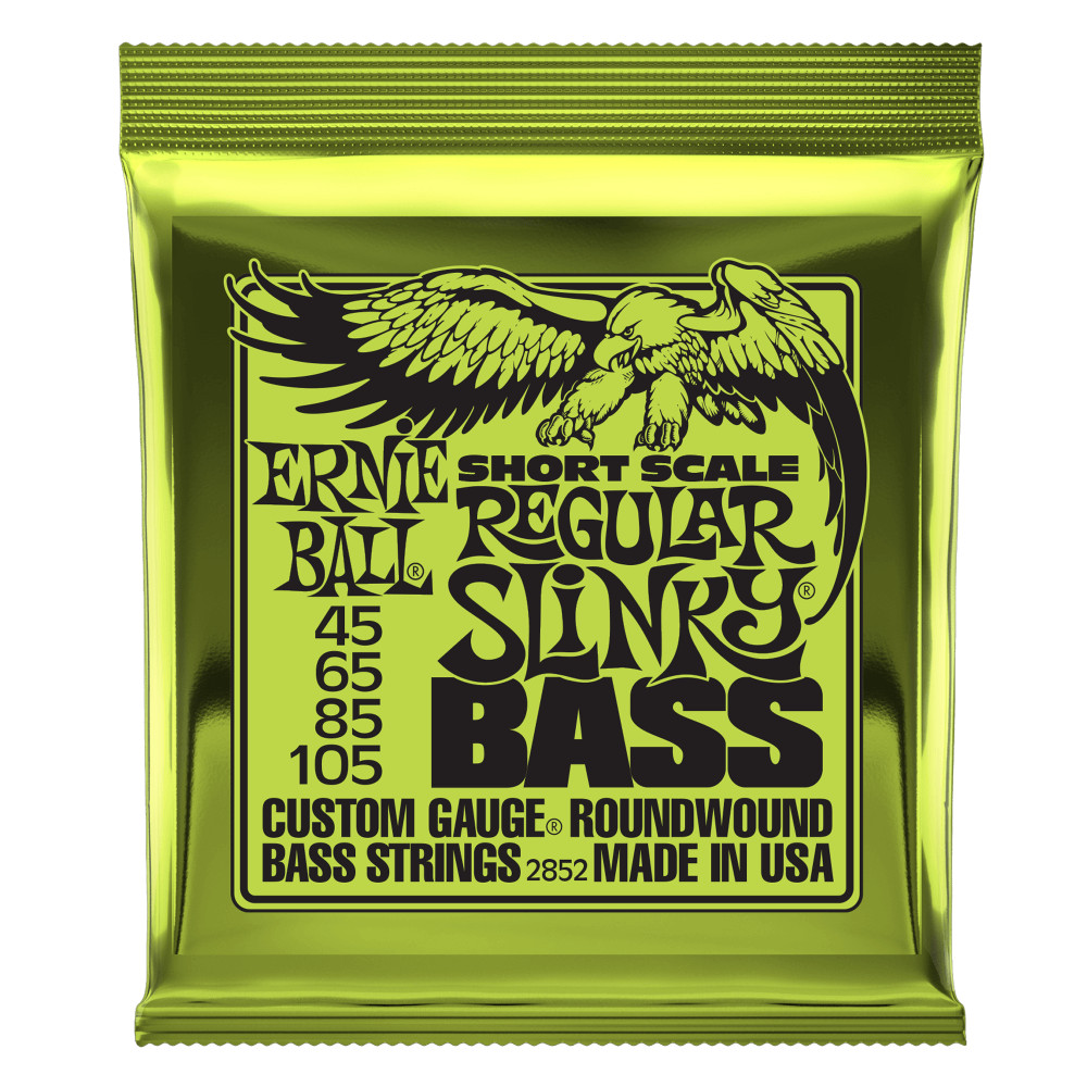 Ernie Ball 2852 Regular Slinky  Short Scale Bass Strings - 45-105