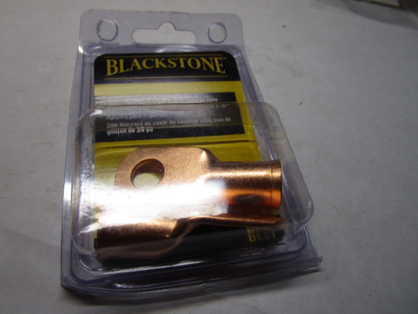 Blackstone® 2/0# Welding Cable Lug With 3/8" Stud Hole QTY 2