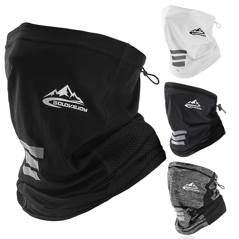 Ice Silk Hiking Bib Face Mask Shield Cover Neck Tube Sunscreen Headwear Scarves