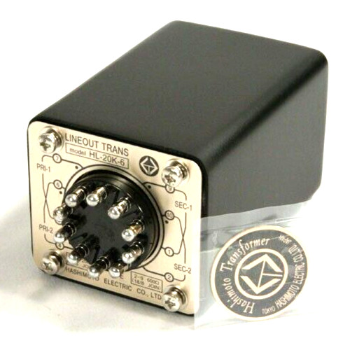 Hashimoto HL-20K-6 Line Out Transformer 20Kohm:600/150ohms