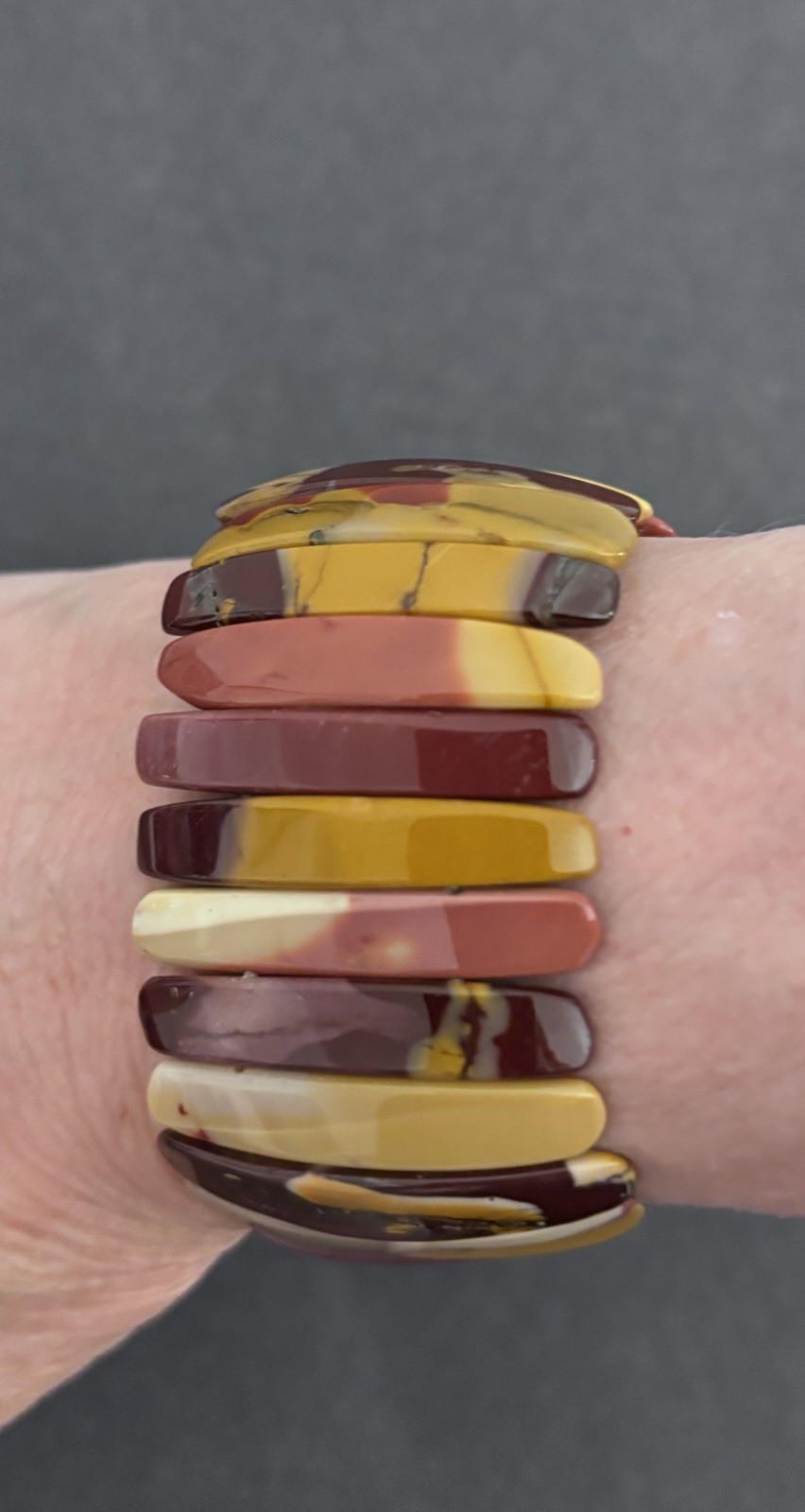 Stone Bracelet From Chile Agate? Stretchy