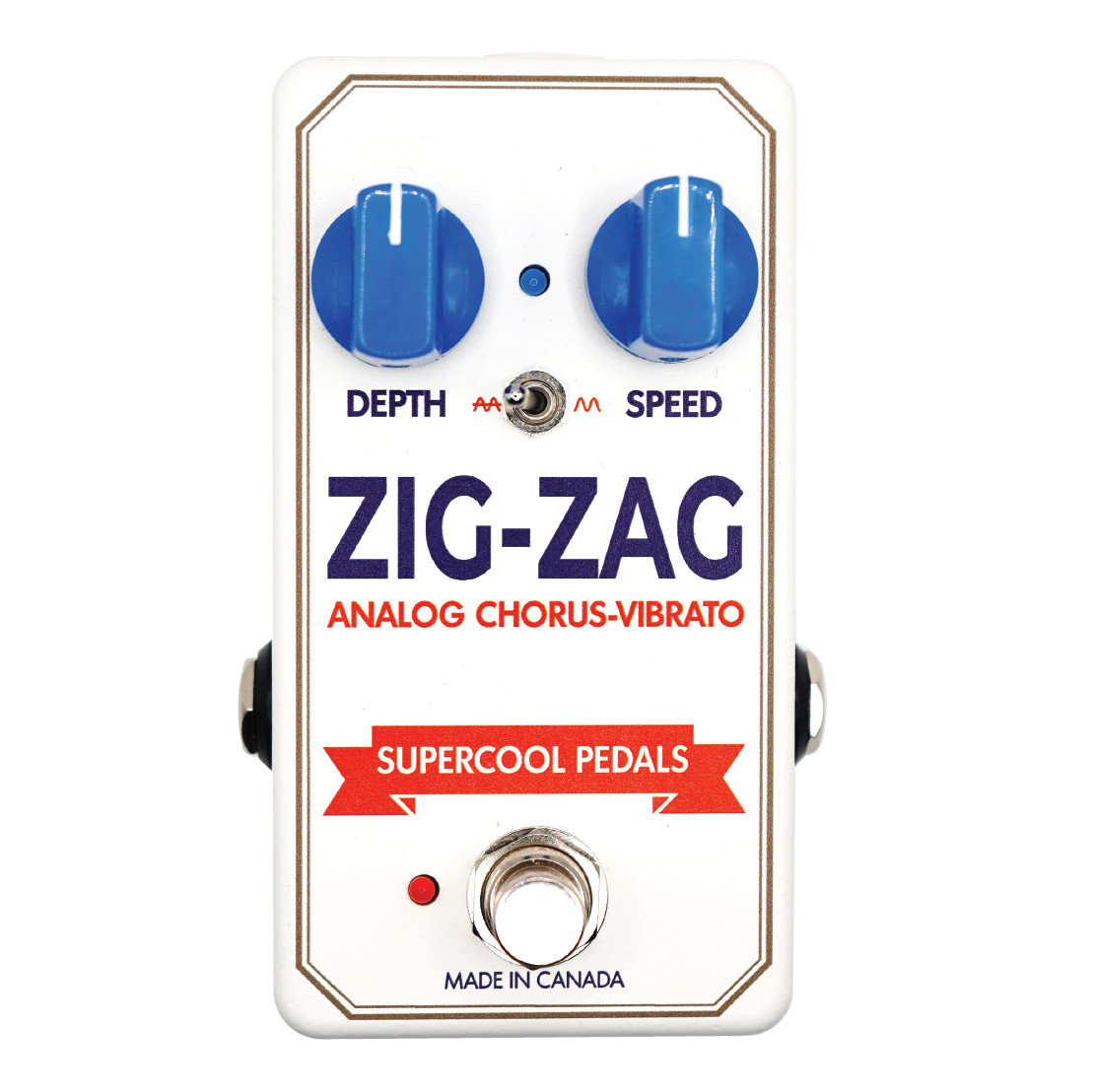 Supercool Pedals ZIG-ZAG Analog Chorus-Vibrato Pedal