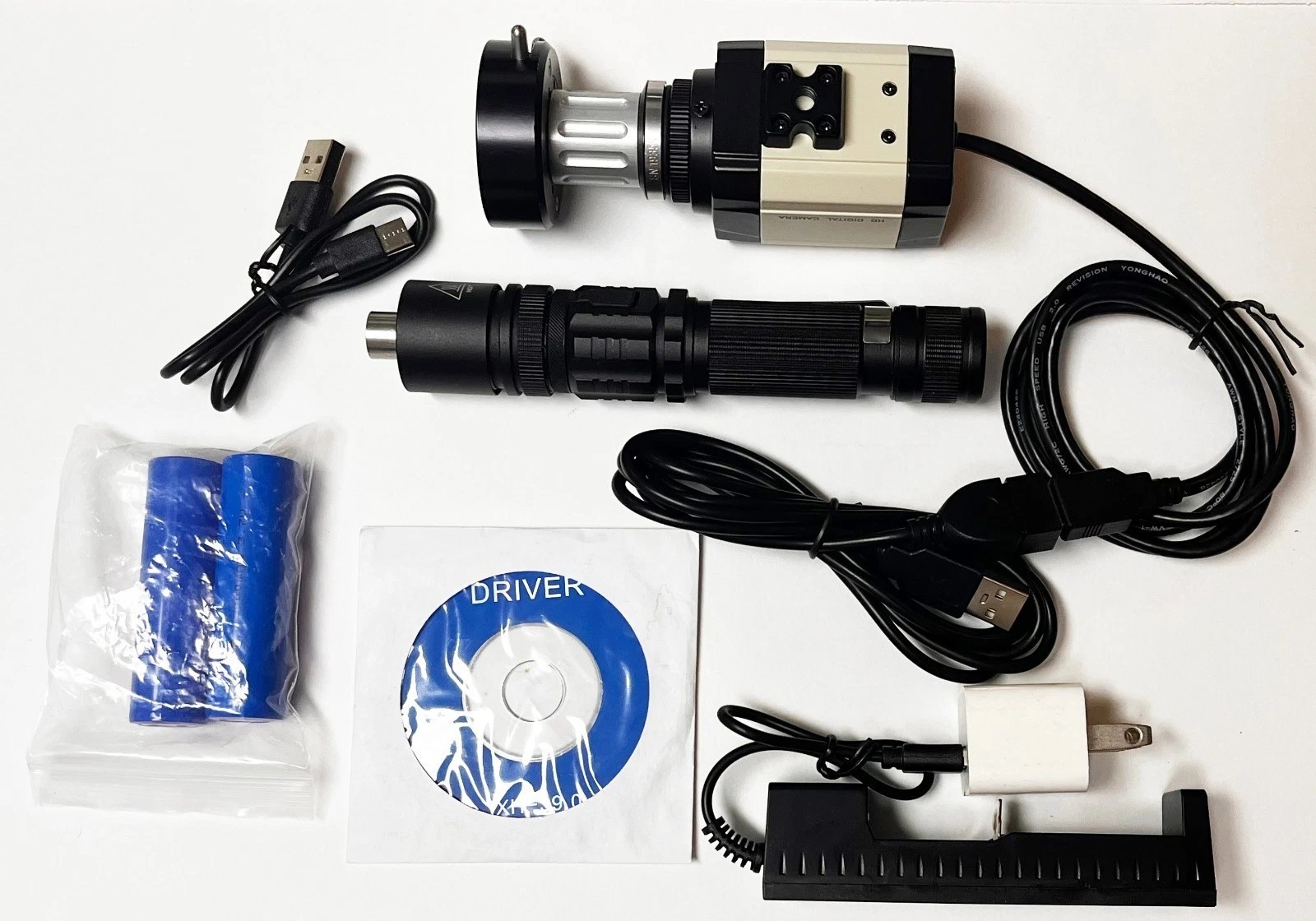 Rigid Endoscope Nasoscope Sinuscope ENT HD USB Camera Head+Coupler+Light Source