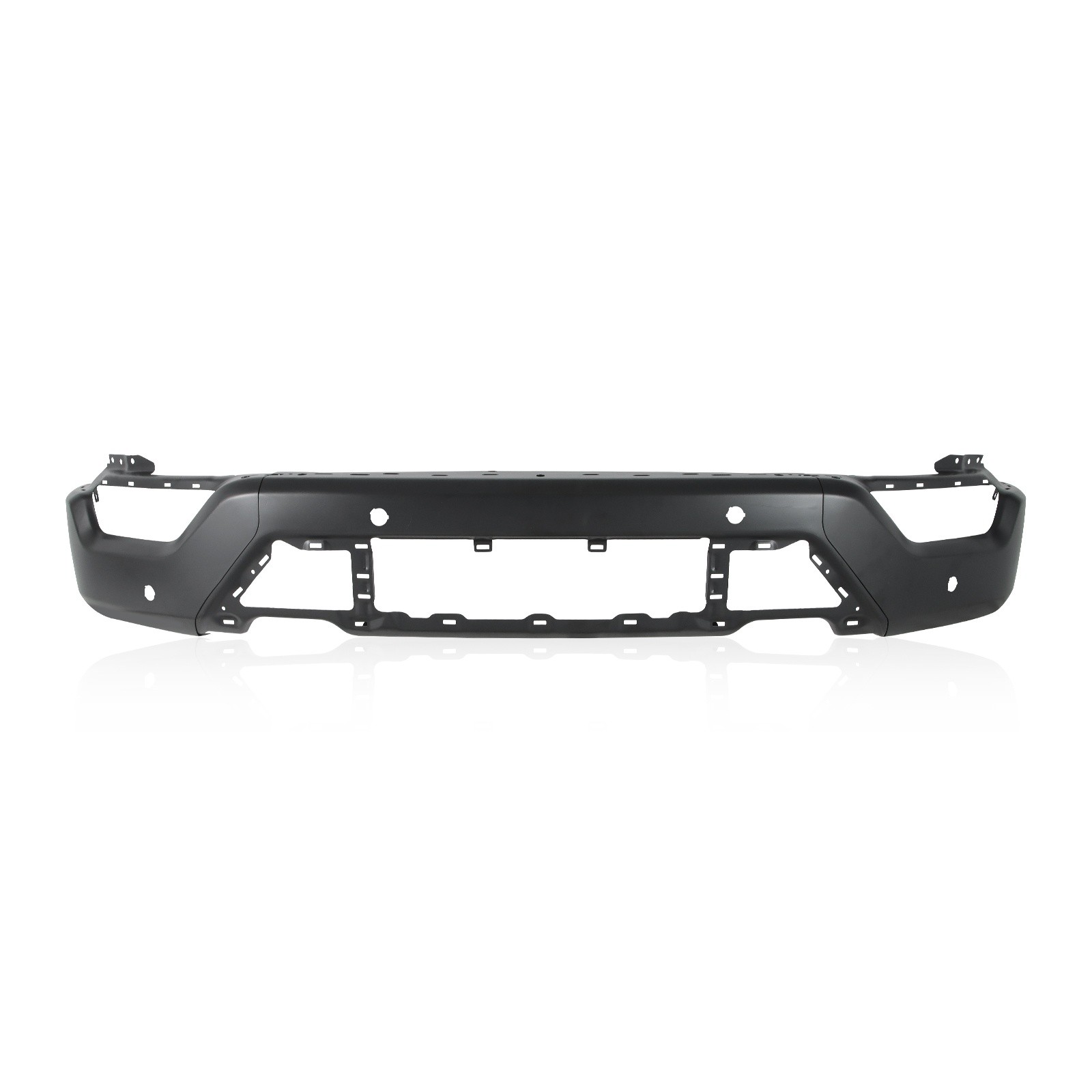 Front Bumper For 2021 2022 Ford F150 W/ Rador Holes Black