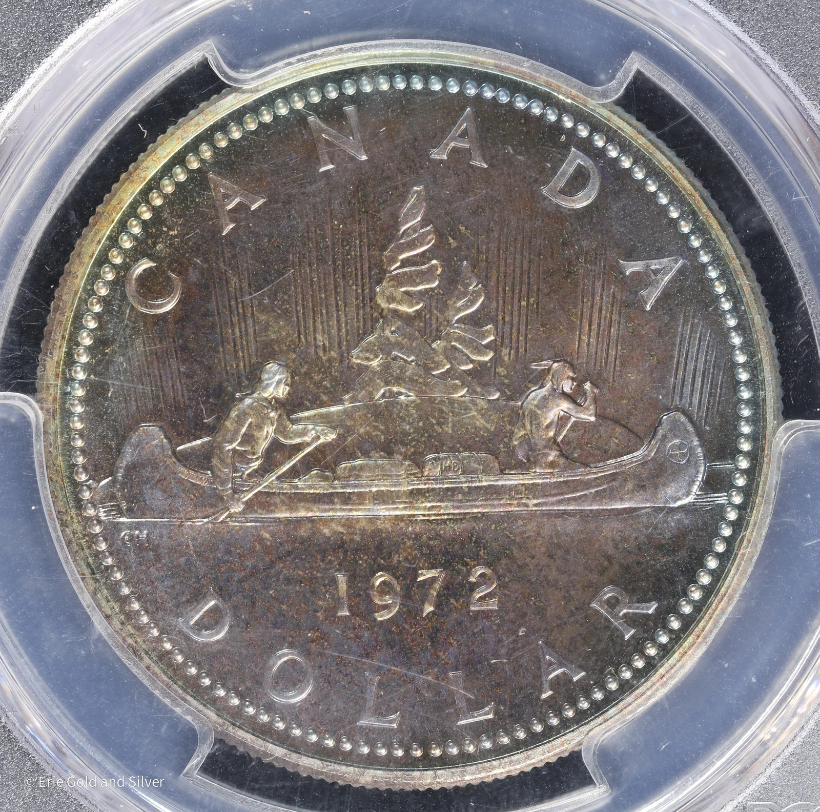 1972 Canada S$1 Silver Voyageur Ag PCGS SP 67