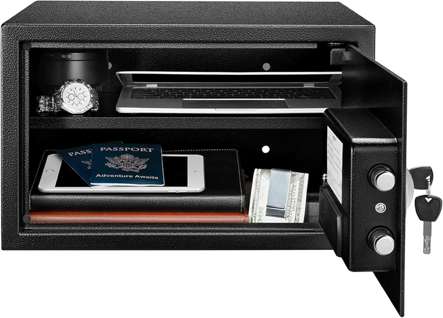 Amazon Basics Steel Security Safe with Programmable, OPEN BOX
