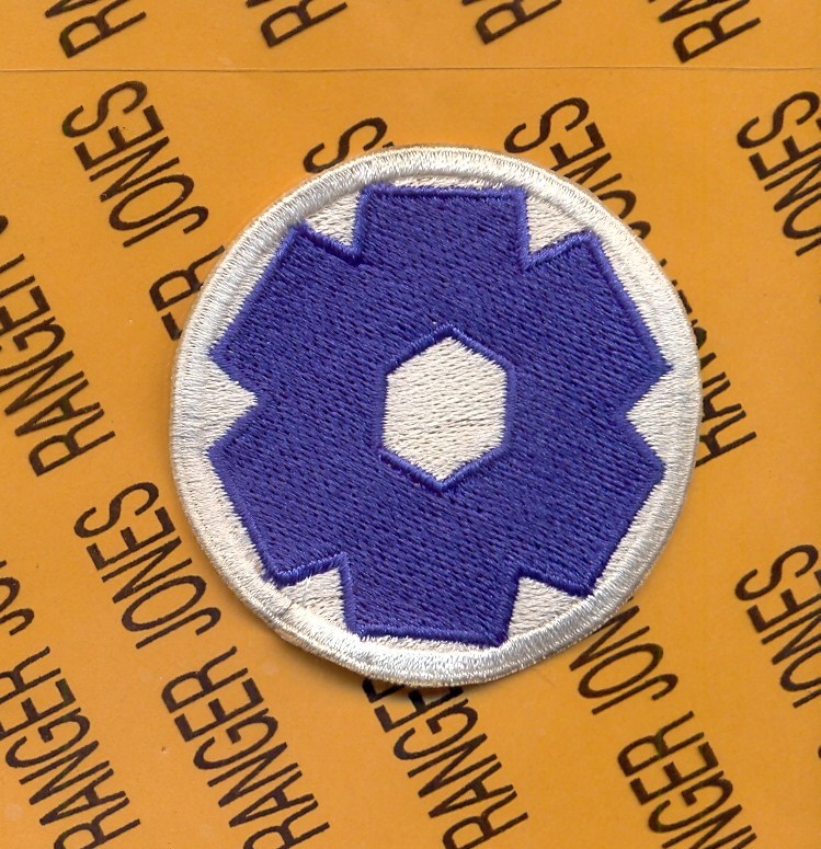 WWII style US Army 6th SERVICE COMMAND ~2.5" patch REVERSED c/e
