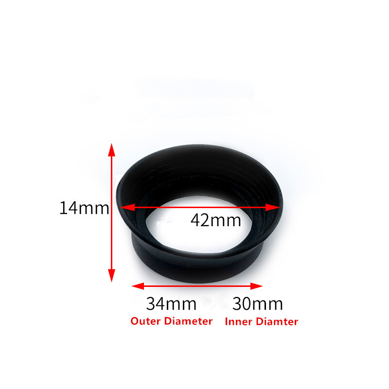 10PCS 29-31mm Rubber Eye Guards for Microscope Telescope Eyepiece