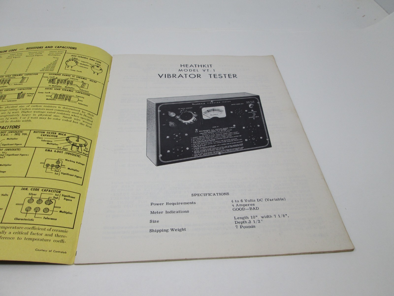 Heathkit Assembly Manual VT-1 Vibrator