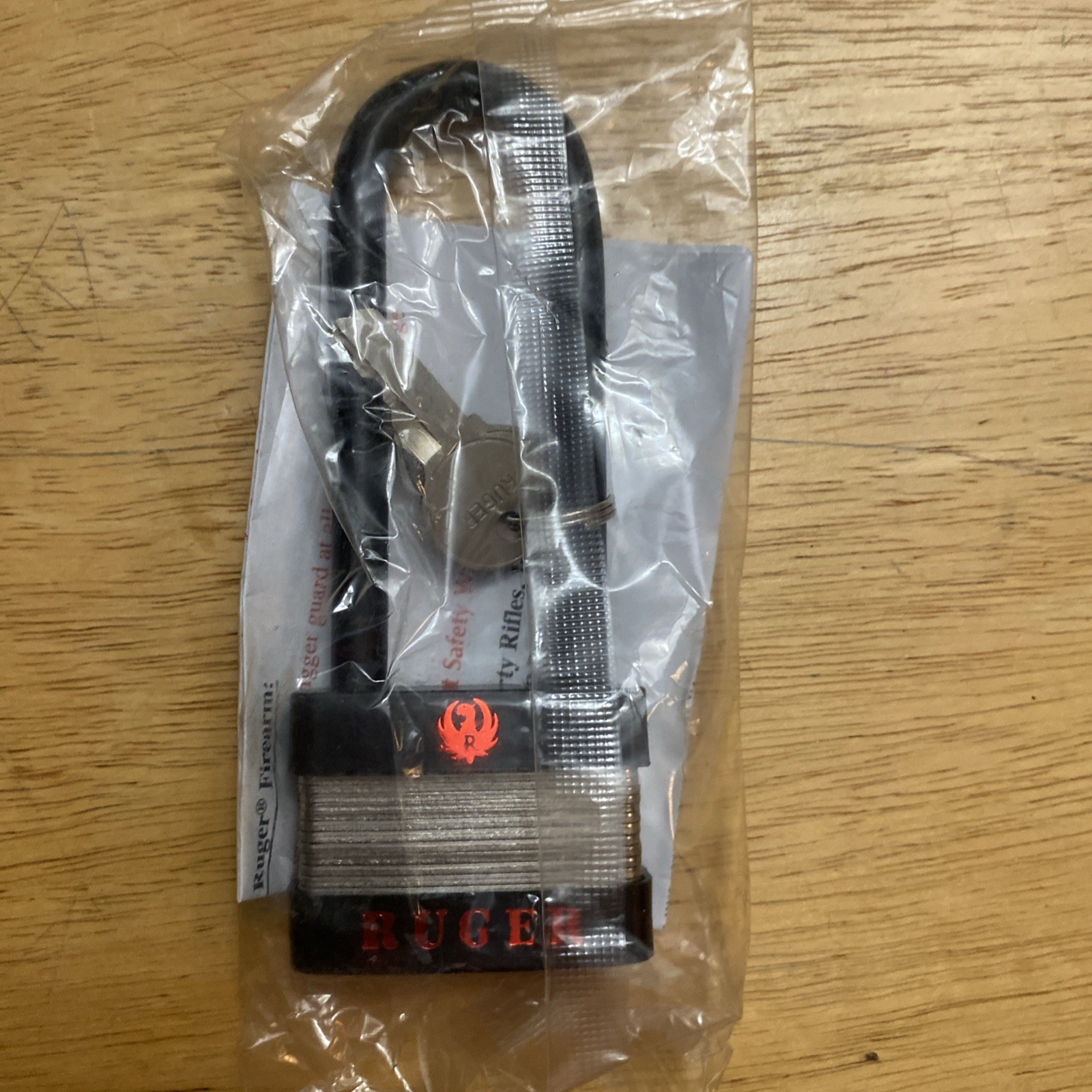 Ruger - One Pad Lock- #5035- 2 Keys- Gun Lock - Bike Lock Padlock - New !!