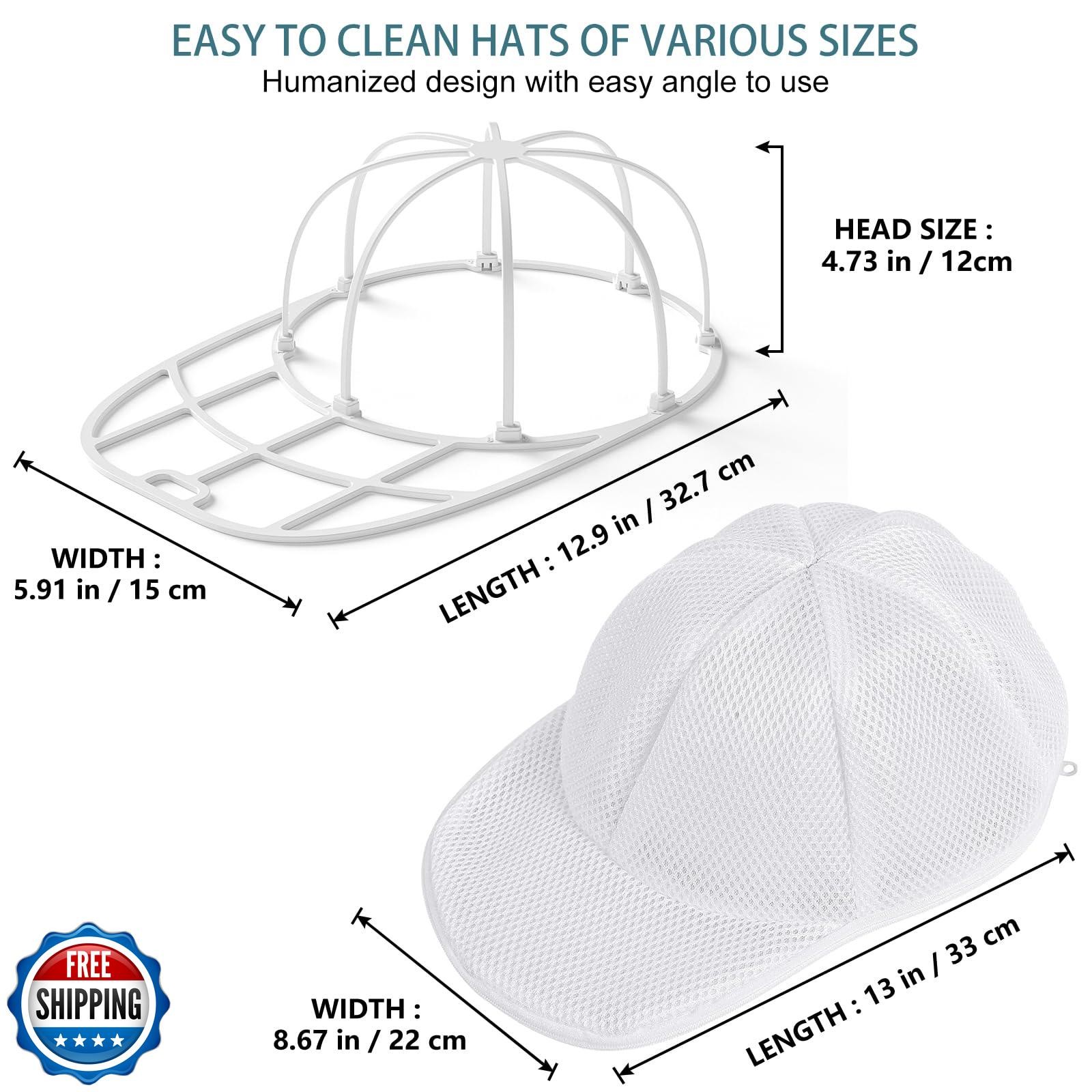 Eiito Hat Washer for Washing Machine,Hat Cleaner for Baseball Caps with Frame