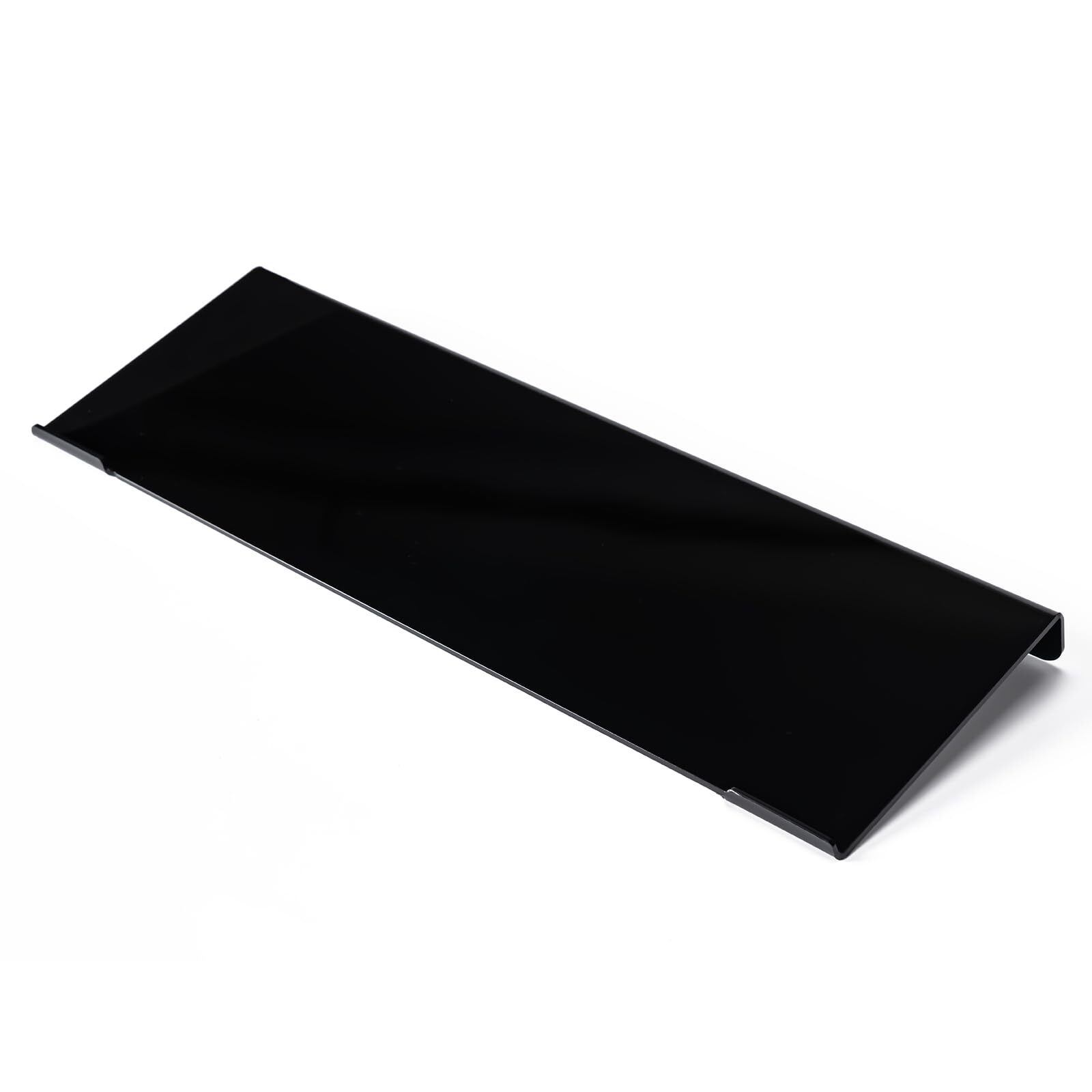 Black Acrylic Tilted Computer Keyboard Holder for Ergonomic Typing Keyboard S...