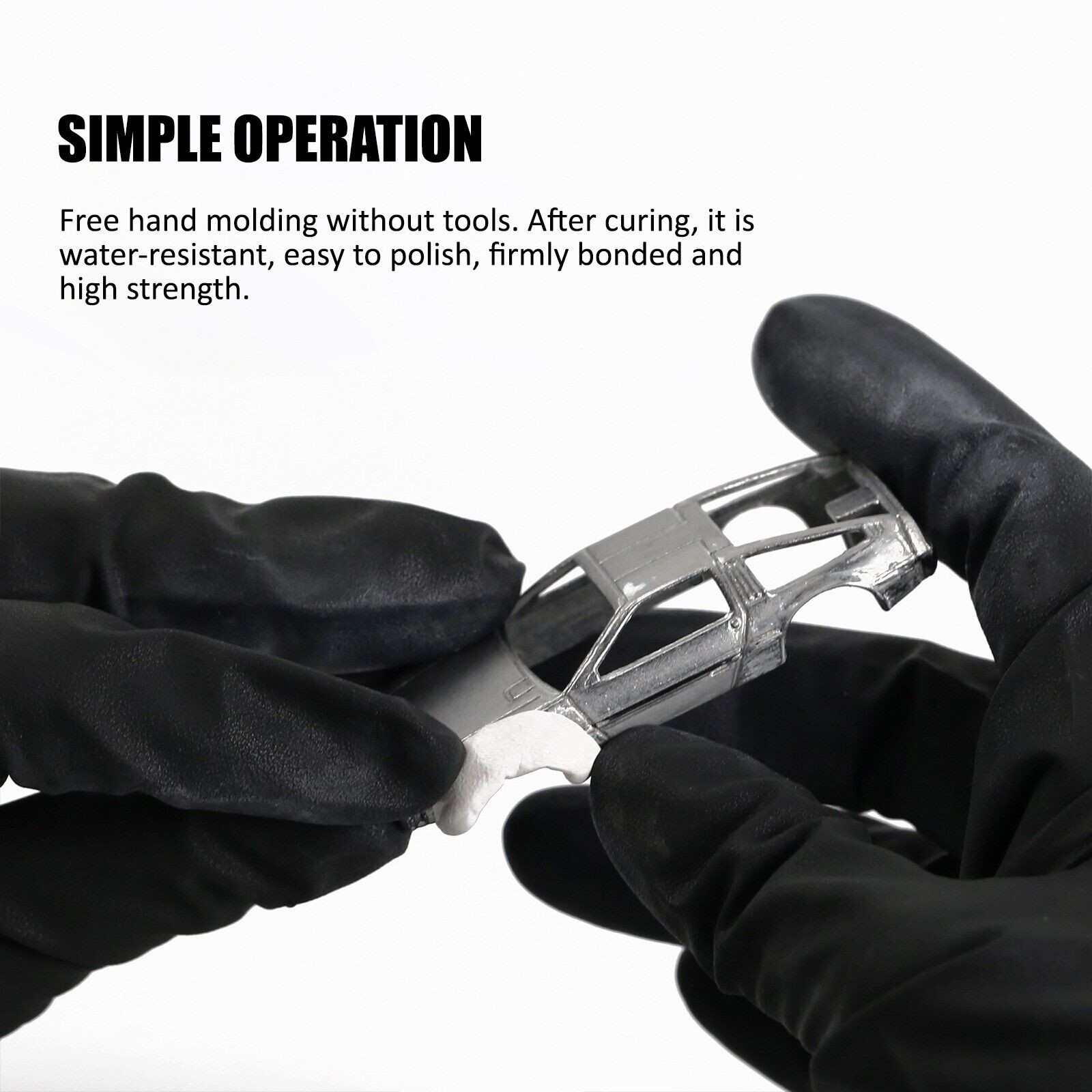 For DSPIAE Milliput Standard White Gray Skin Epoxy Putty Modeling Detailing dder
