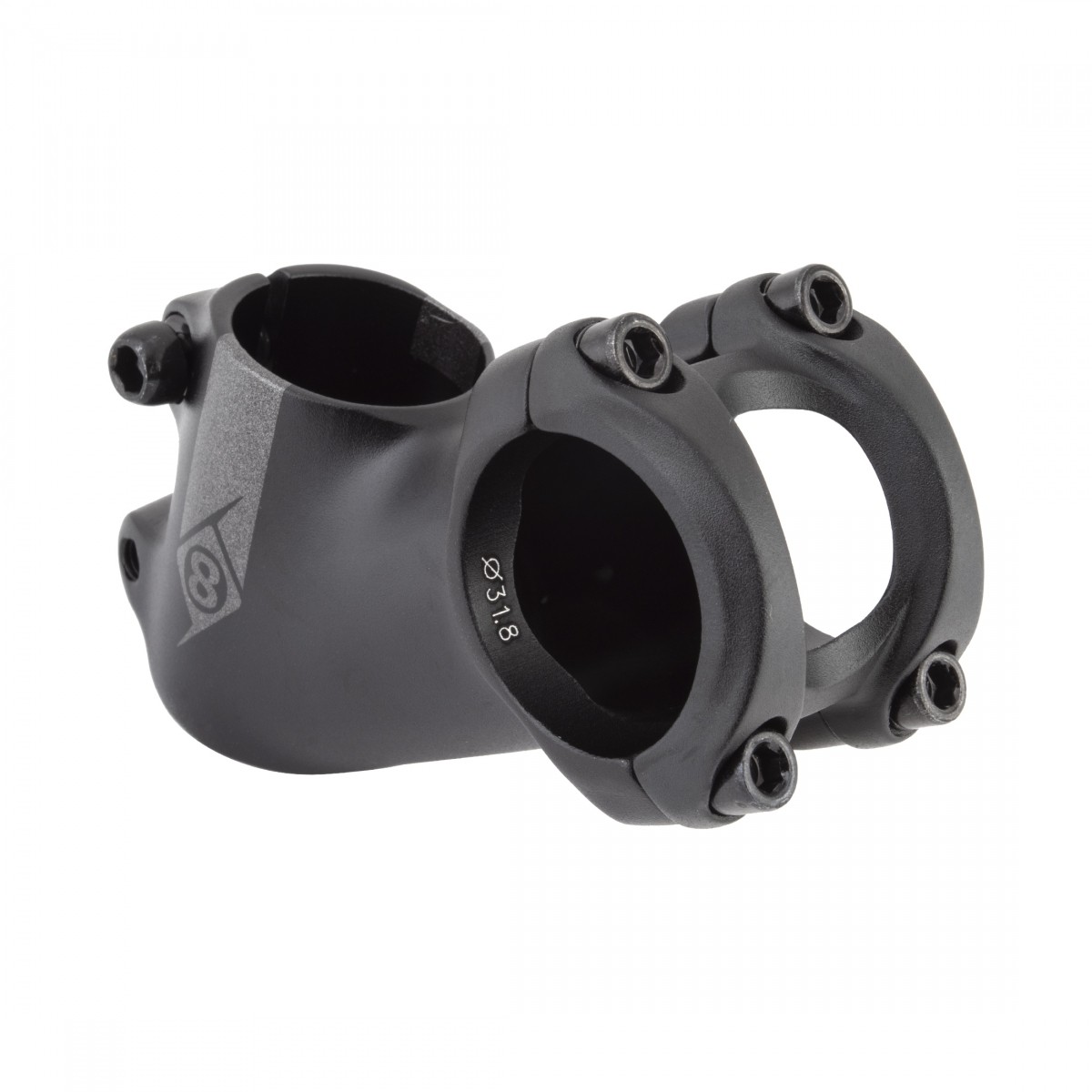 Origin8 Everland MX/GX 40 Deg Stem Bar Clamp 31.8mm 70mm 40 Deg Blk Aluminum MTB