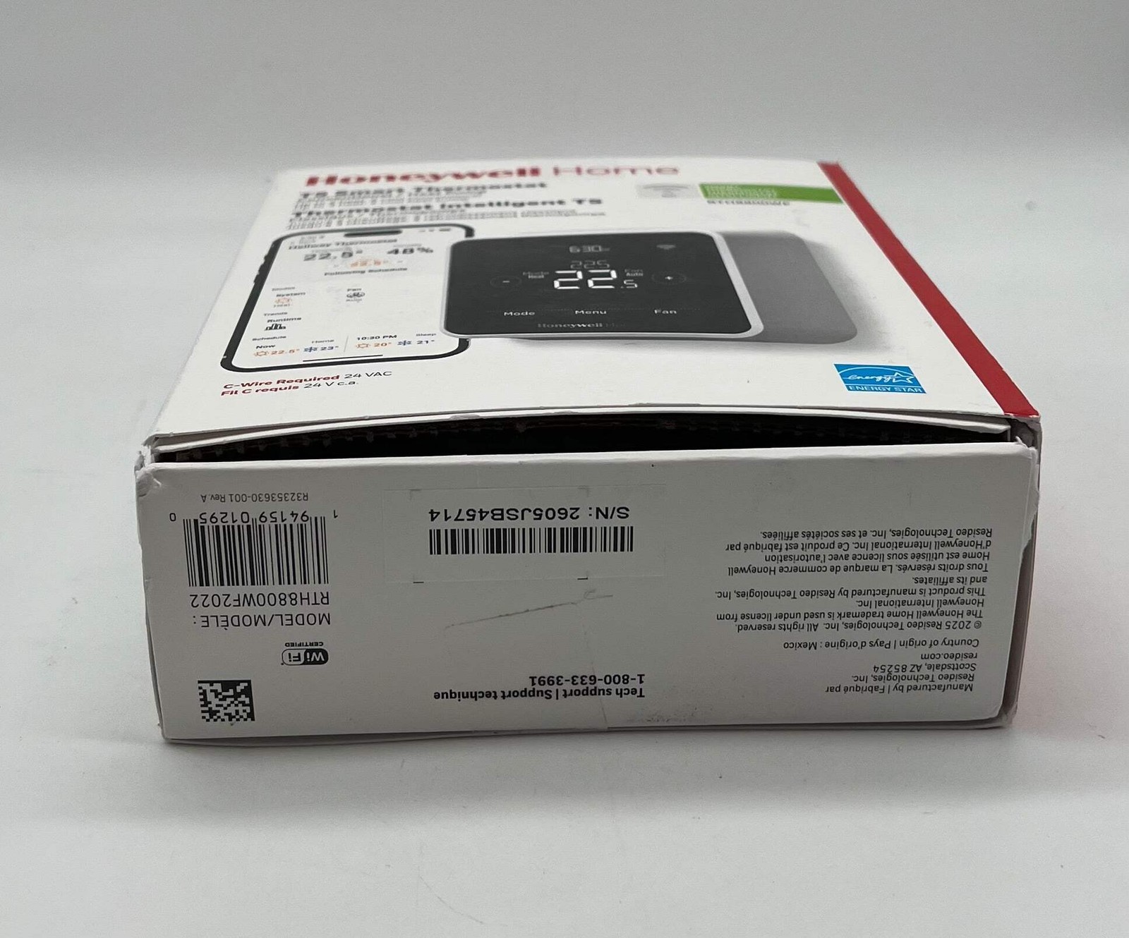 Honeywell T5 RTH8800WF2022 Smart Thermostat - New In Box
