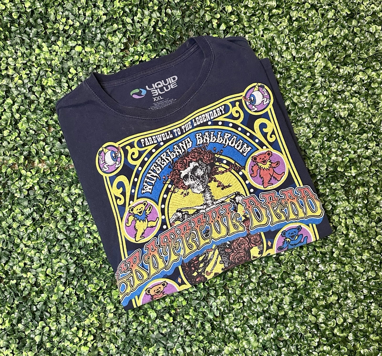 Liquid Blue Grateful Dead Winterland Ballroom Farewell 1978 TEE XXL SEE PHOTOS