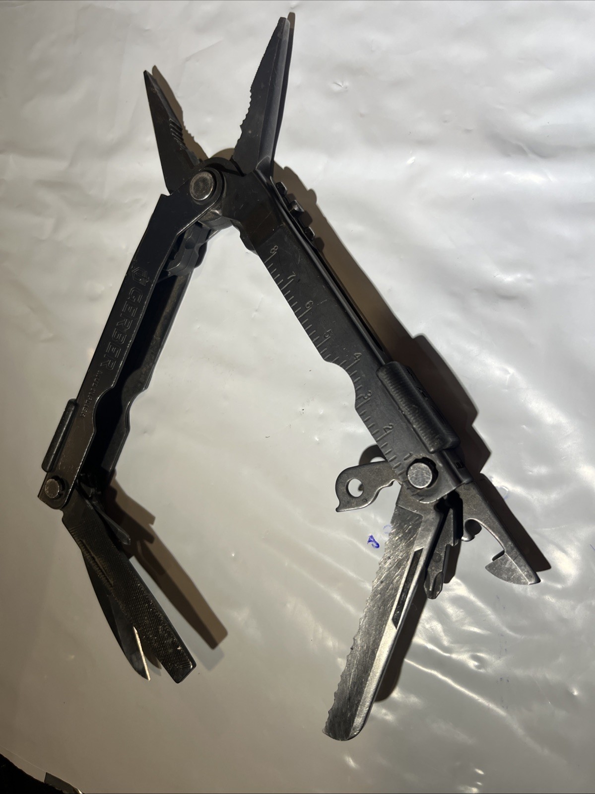Gerber Multi Tool Multiplier CAMPING HIKING BLACK OXIDE PLIER KNIFE