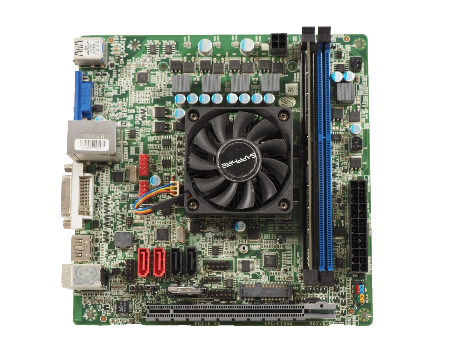 SAPPHIRE IPC-FT3GS G-series SoC Mini ITX Motherboard w/4GB RAM MBGX420GS-010SA