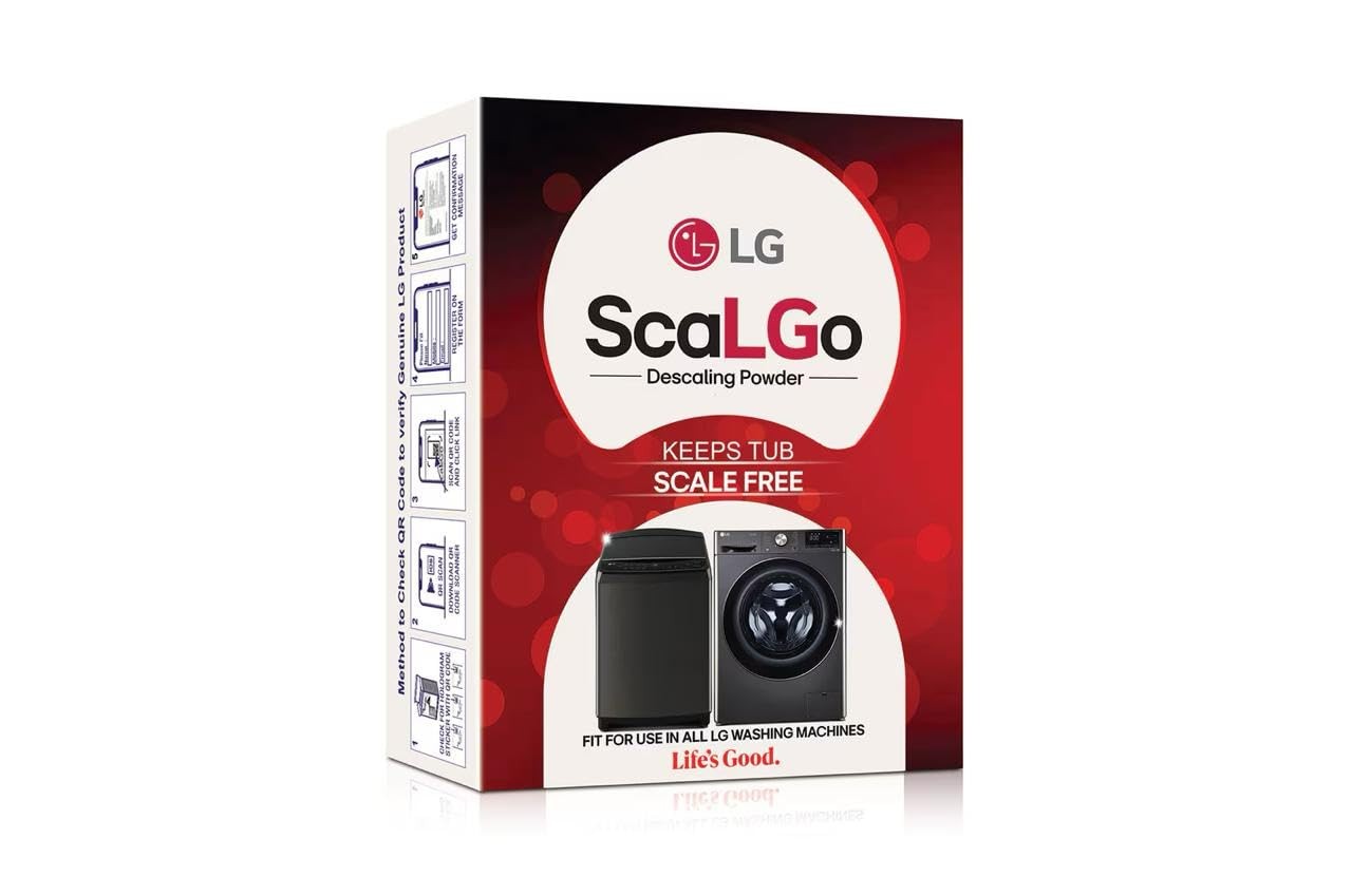 LG ScaLGo Washing Machine Cleaner 100g x 3 | Descaling Powder | Top & Front
