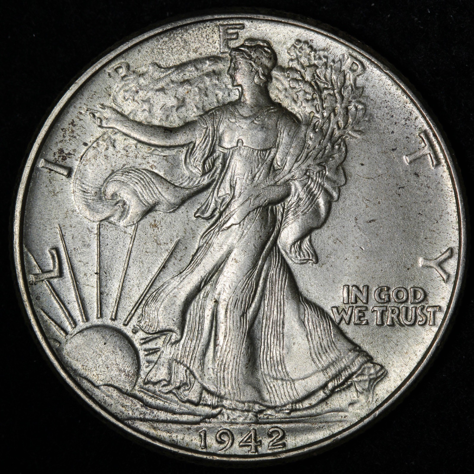 1942 DDO Walking Liberty Silver Half Dollar BU *UNCIRCULATED* MS E379 KZSFD