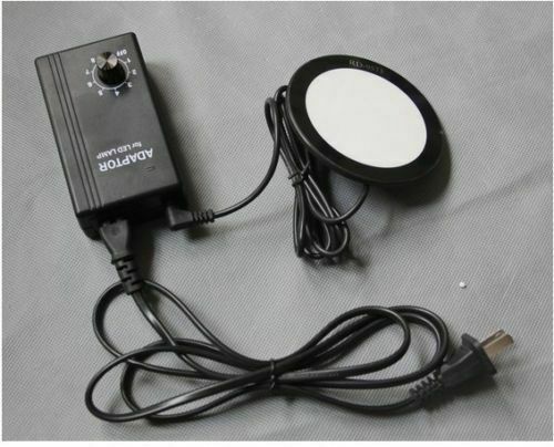 New 90mm Round Plate LED light for Nikon Microscope Illuminators Metal Shell
