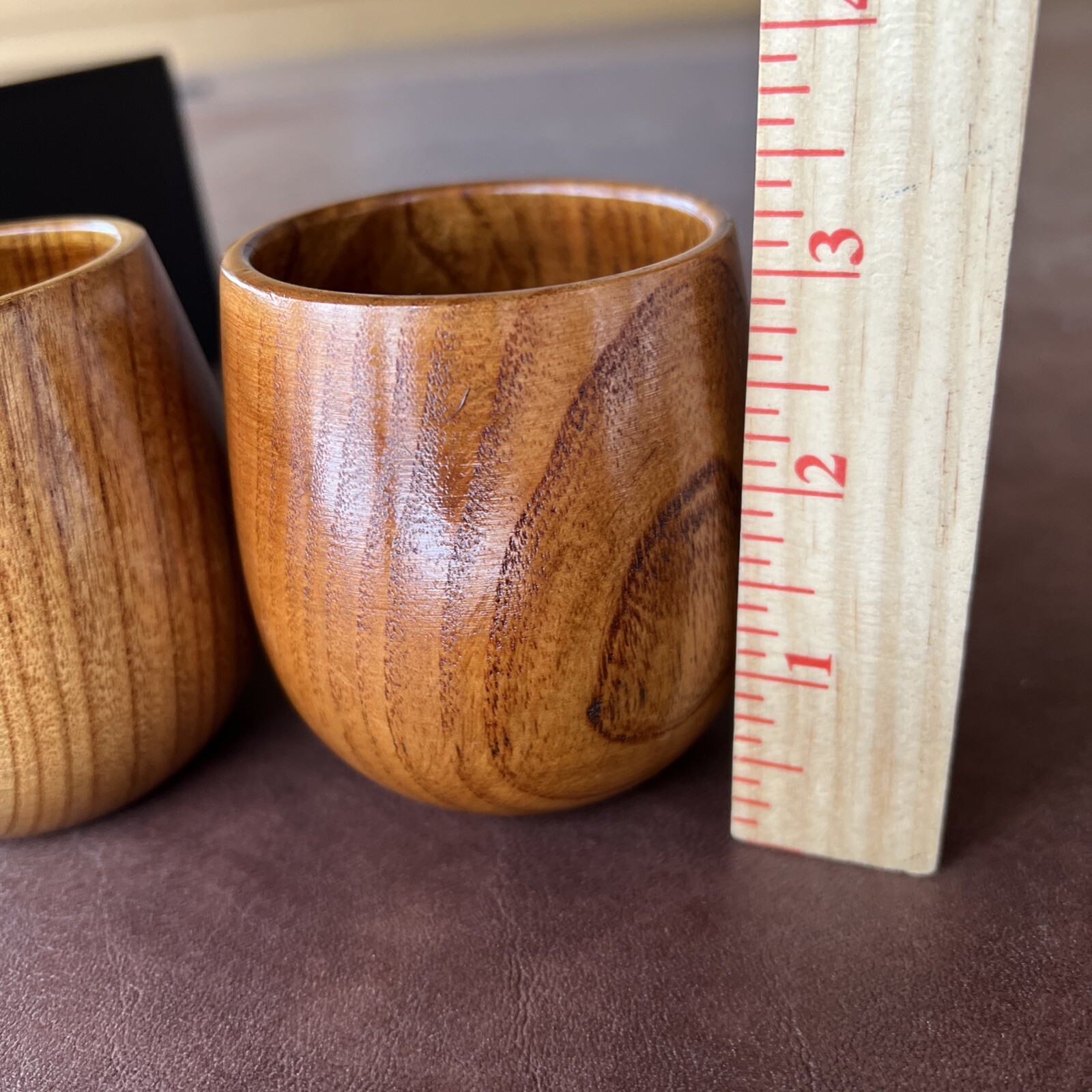 MB Best Wooden Bourbon Drinking Glass Set 2