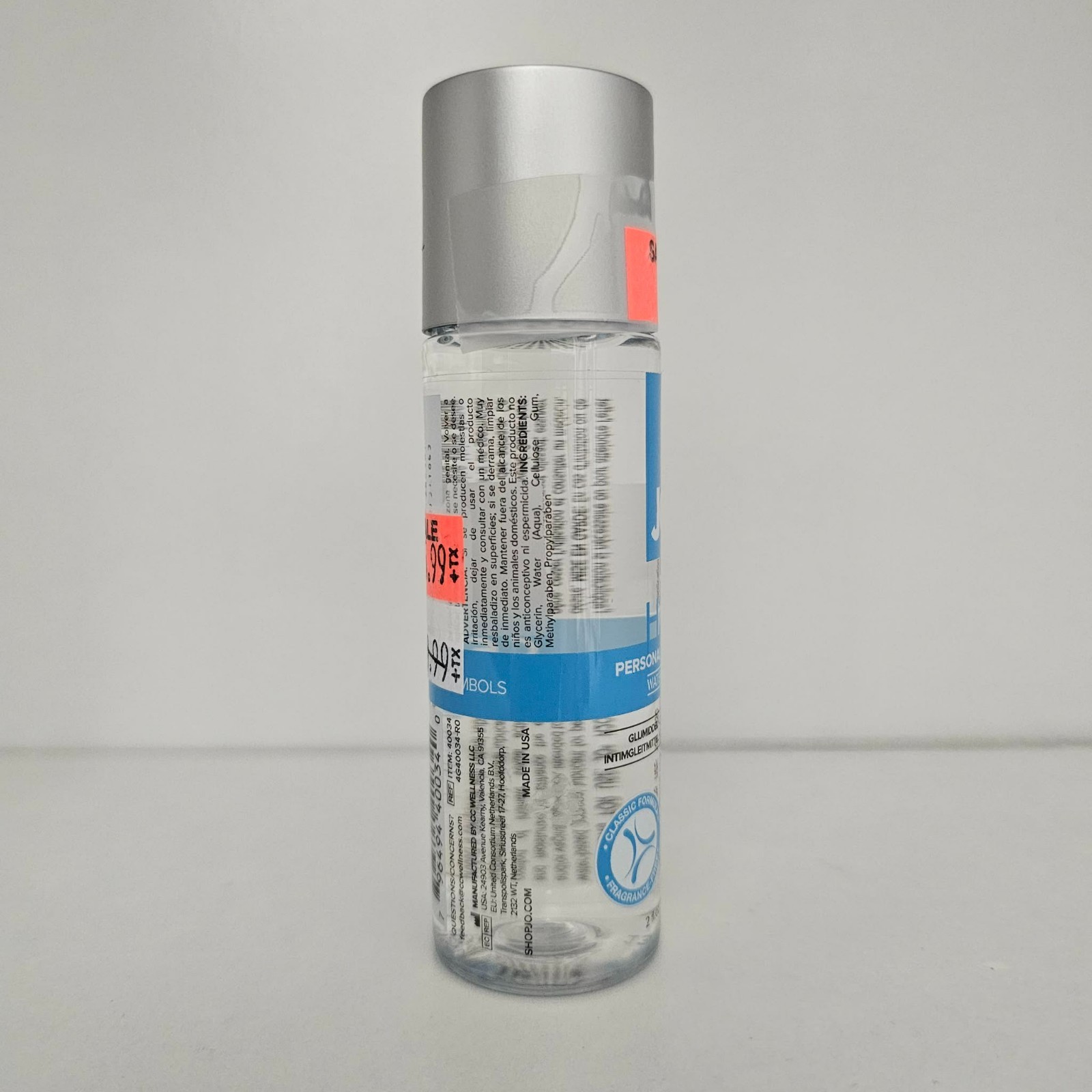 System JO H2O Original Water Based Lubricant 2oz