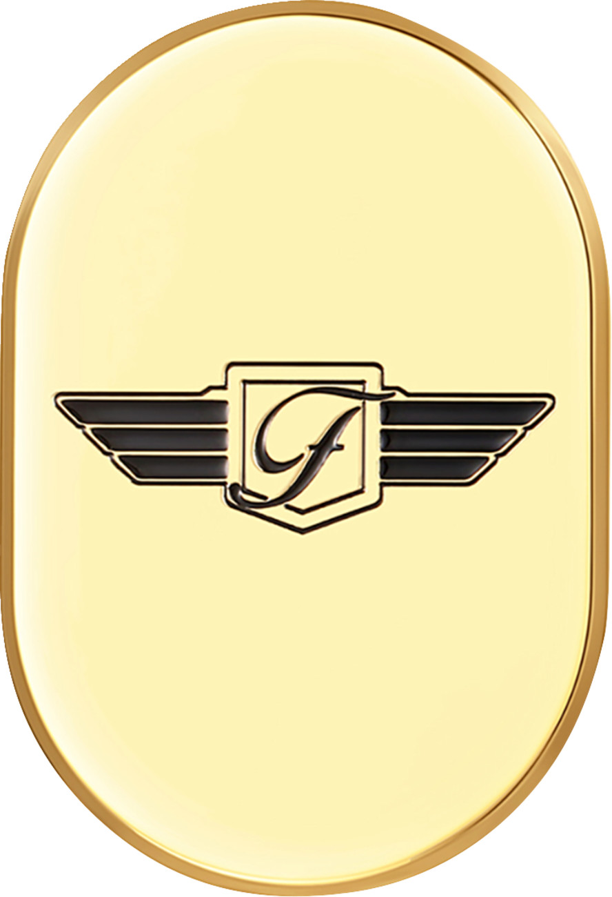 FIGURATI DESIGNS Antenna Cover FD-01-AC-GLD-LT FLHX Street Glide Gold