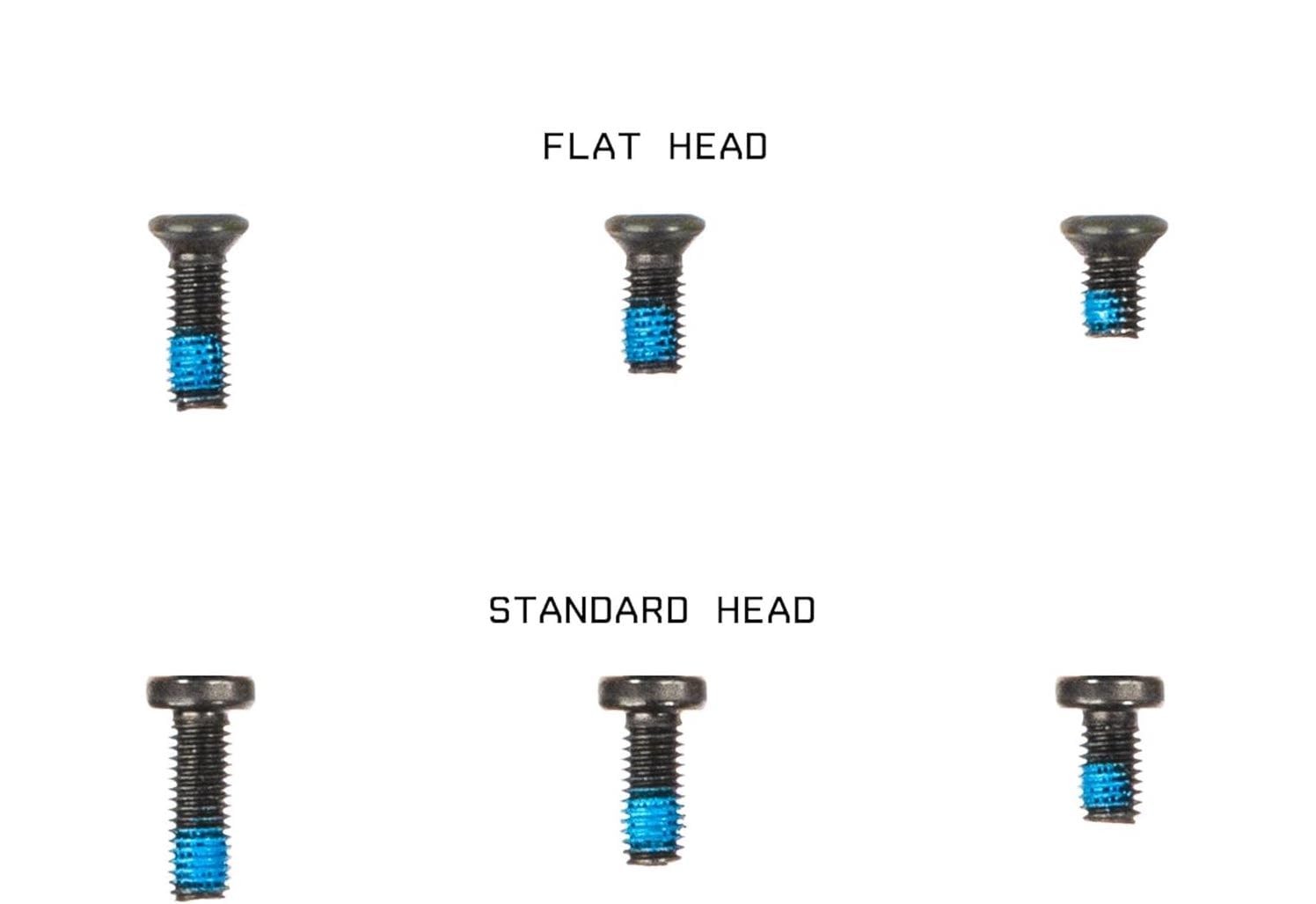 #8-40 Gunsmithing Screw Pack | 6mm, 8mm, and 10mm Length in Standard and Flat