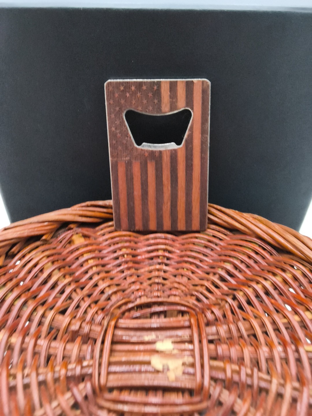 Woodchuck USA real wood credit card bottle opener