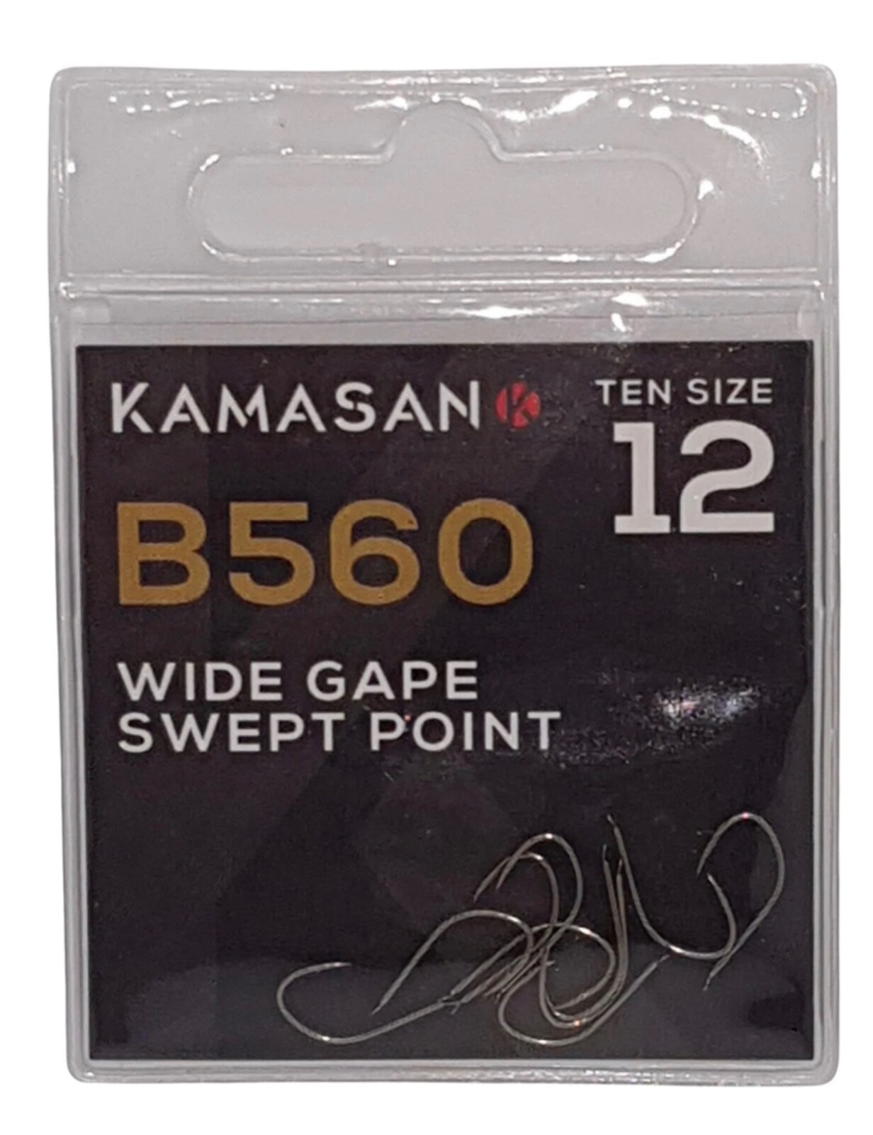 5 X Packets Of Kamasan B560 Hooks - Micro Barbed, Natural Venue Popular Pattern.