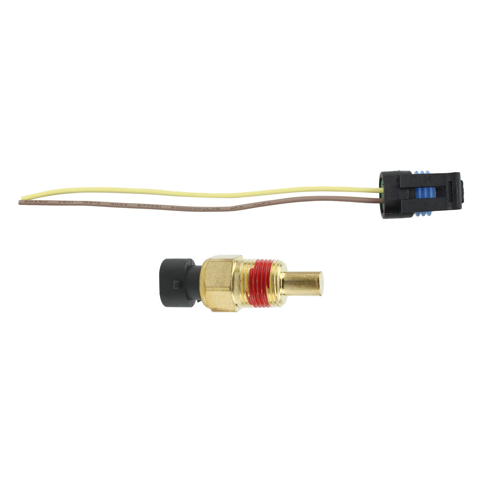 Coolant Temperature Sensor Water Temp Sender & Connector Pigtail for Chevy GMC