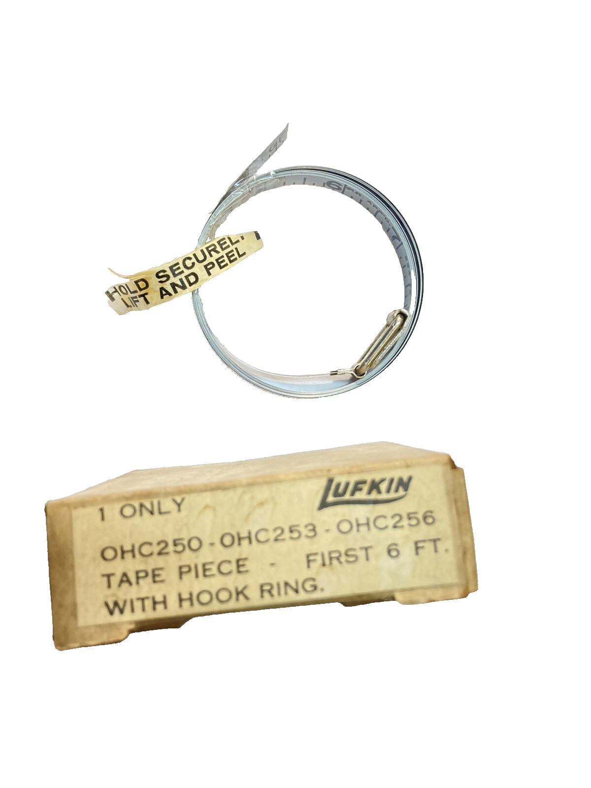 Lufkin Cooper OHC250 OHC253 OHC256 3/8" x 6' Tape Piece w/Hook Ring - USA - 4 pc