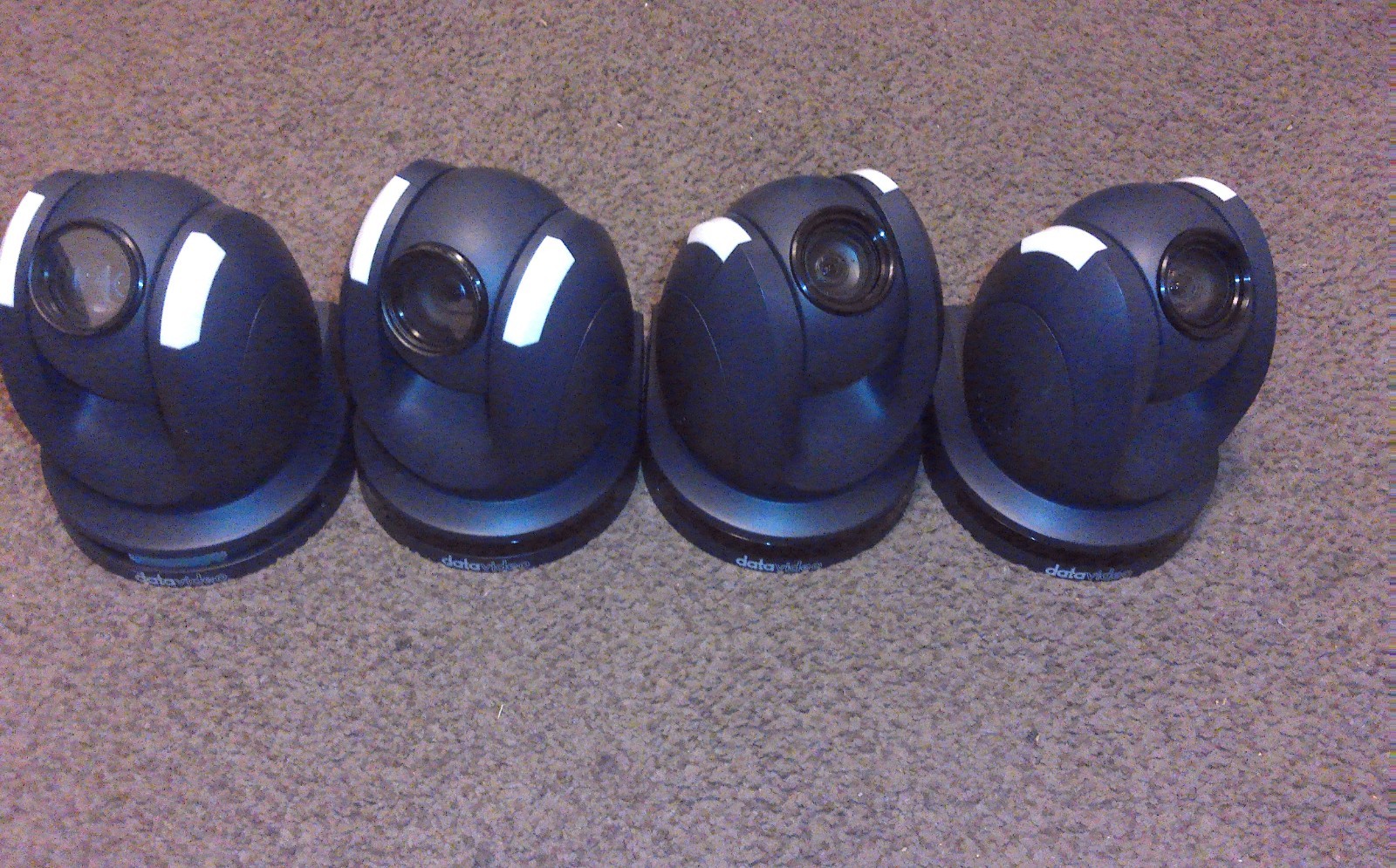 LOT OF 4 DATAVIDEO PTC-150 HD/SD PTZ LIVESTREAM CAMERAS - FOR PARTS