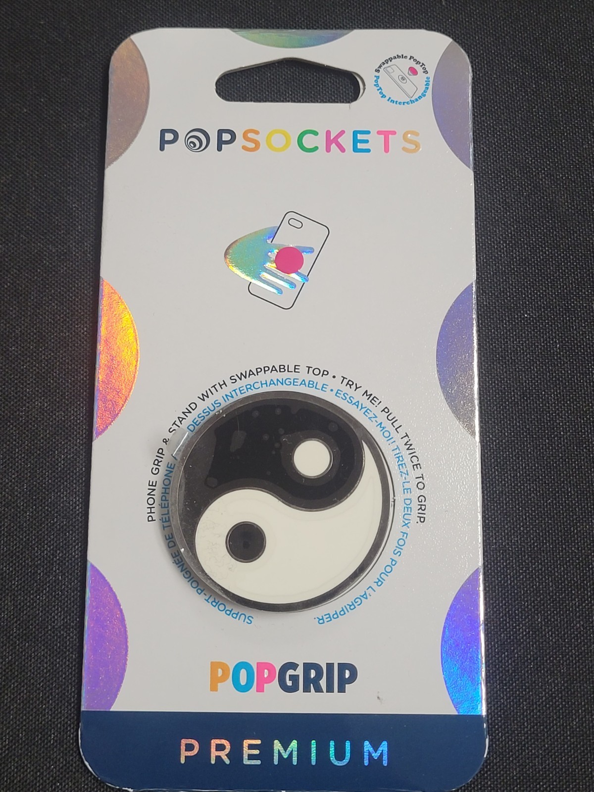 PopSockets PopGrip Premium Yin Yang (2020) Brand New Factory Packed USA Accessor