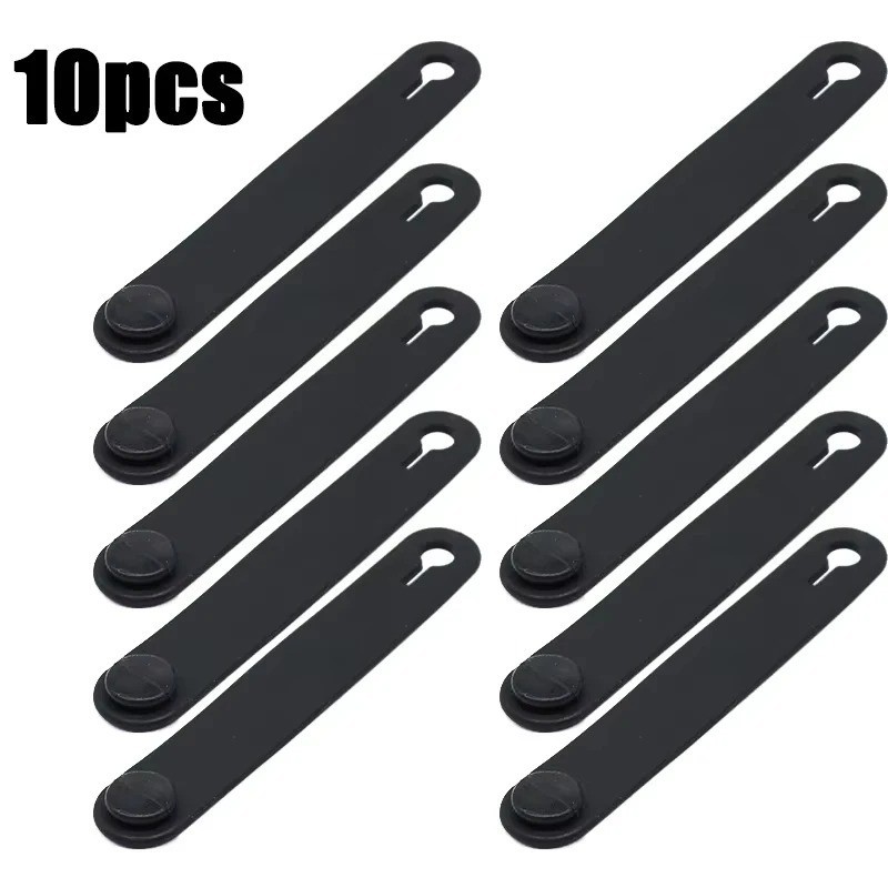 10Pcs Motorcycle Rubber Bands for Frame Securing Cable Ties Wiring Harness Cable