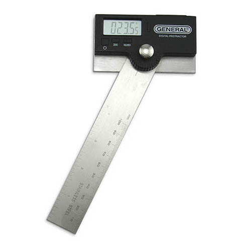 General Tools 1702 Pro-Angle 6" Stainless Steel Digital Protractor