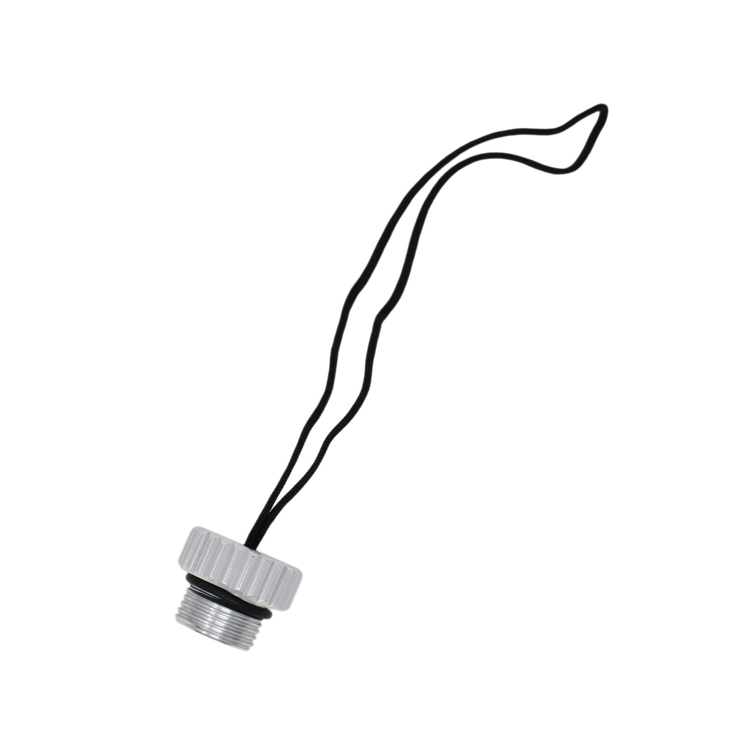 Scuba Diving Aluminum DIN Tank Valve Dust Cap, Silver