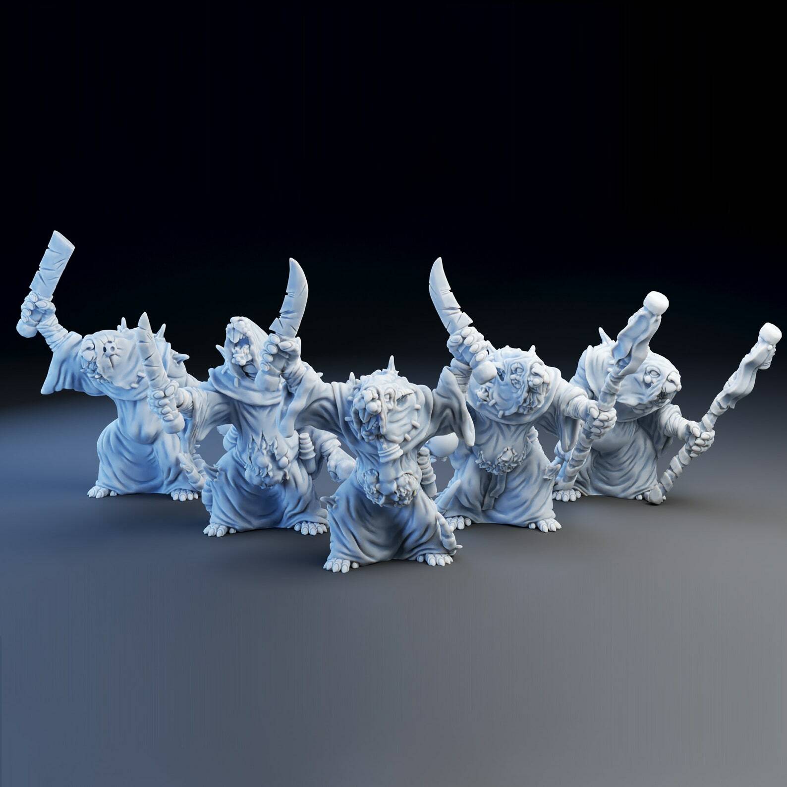Unholy Brotherhood, Cultists - Ravenous Hordes Vermin Ratmen Ratkin Blight