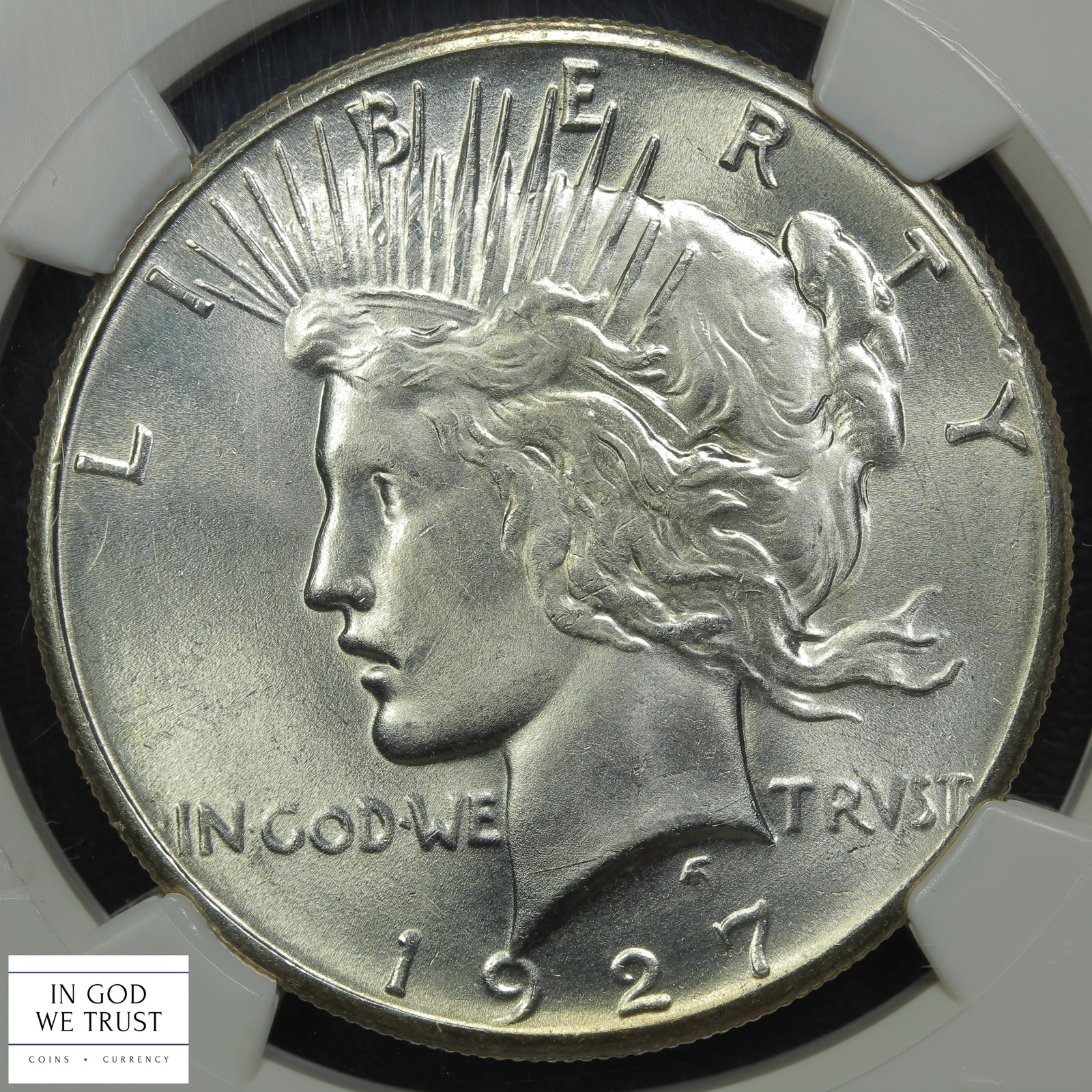 1927 Peace Silver Dollar $1 NGC MS 64 CAC