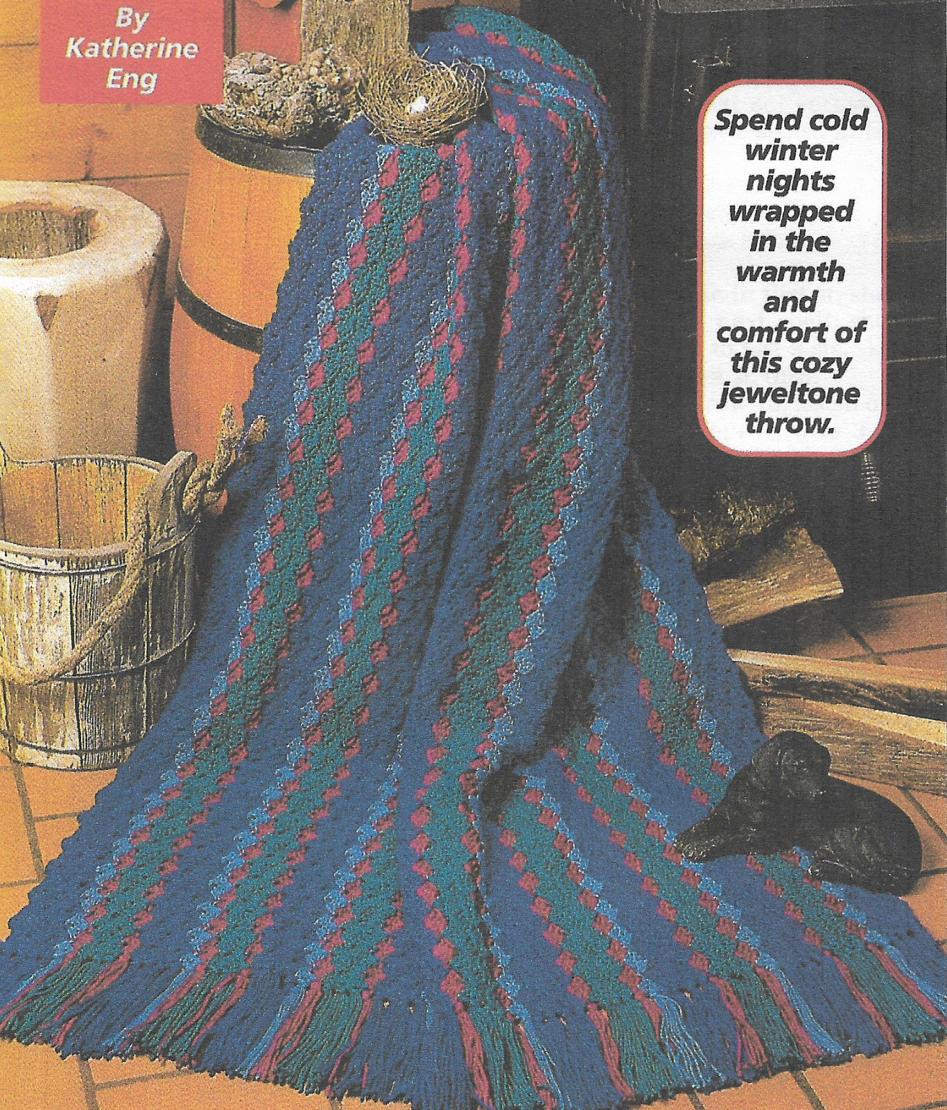 Reversible Stripe Afghan crochet pattern instructions