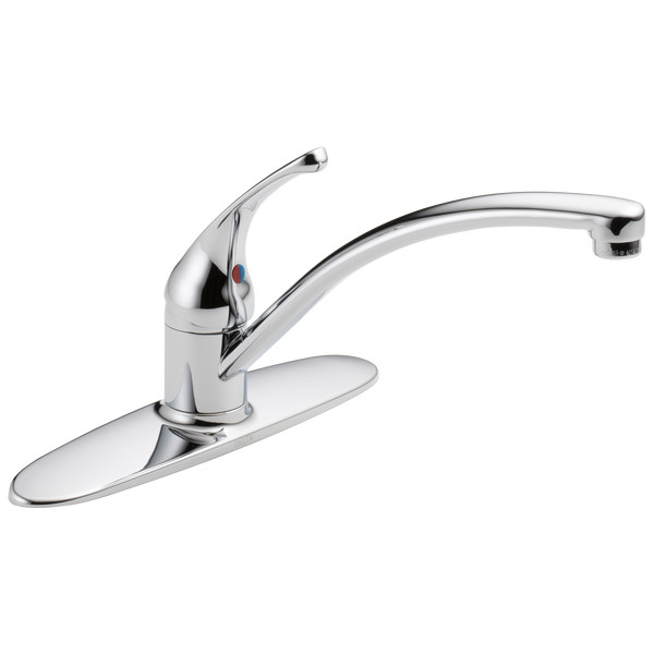 Delta Foundations 1-Handle Kitchen Faucet Chrome-Certified Refurbished