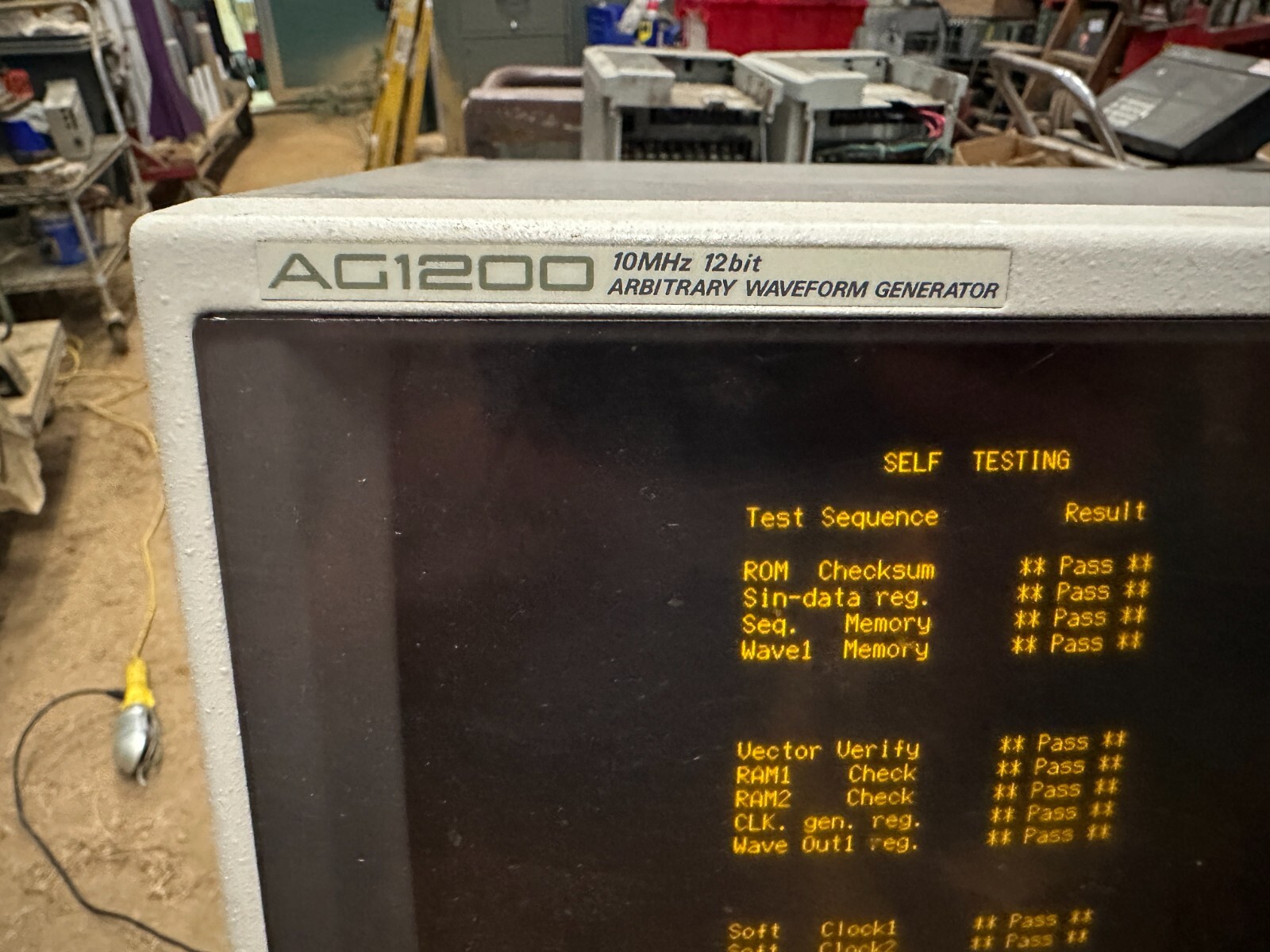 Yokogawa AG1200 10MHz 12 bit Arbitrary Waveform Generator - TESTED