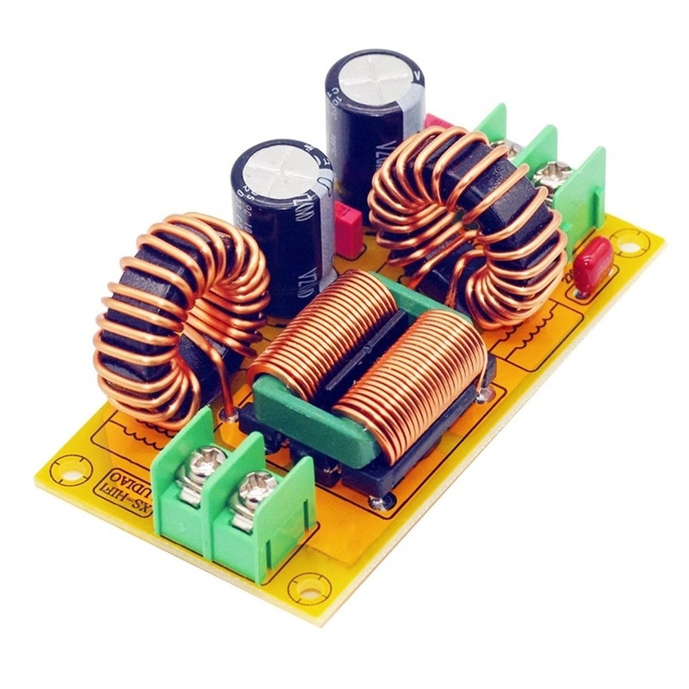 LC Filter for 12V 24V Car Audio Systems with Two Stage Design 4.2x7.7x1.6cm
