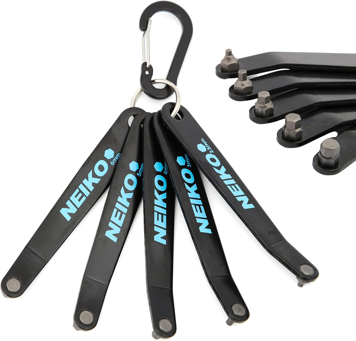 01321A Ultra Low Profile Offset Screwdriver Hex Set, 5 Pc, Heavy Duty S2 Steel C