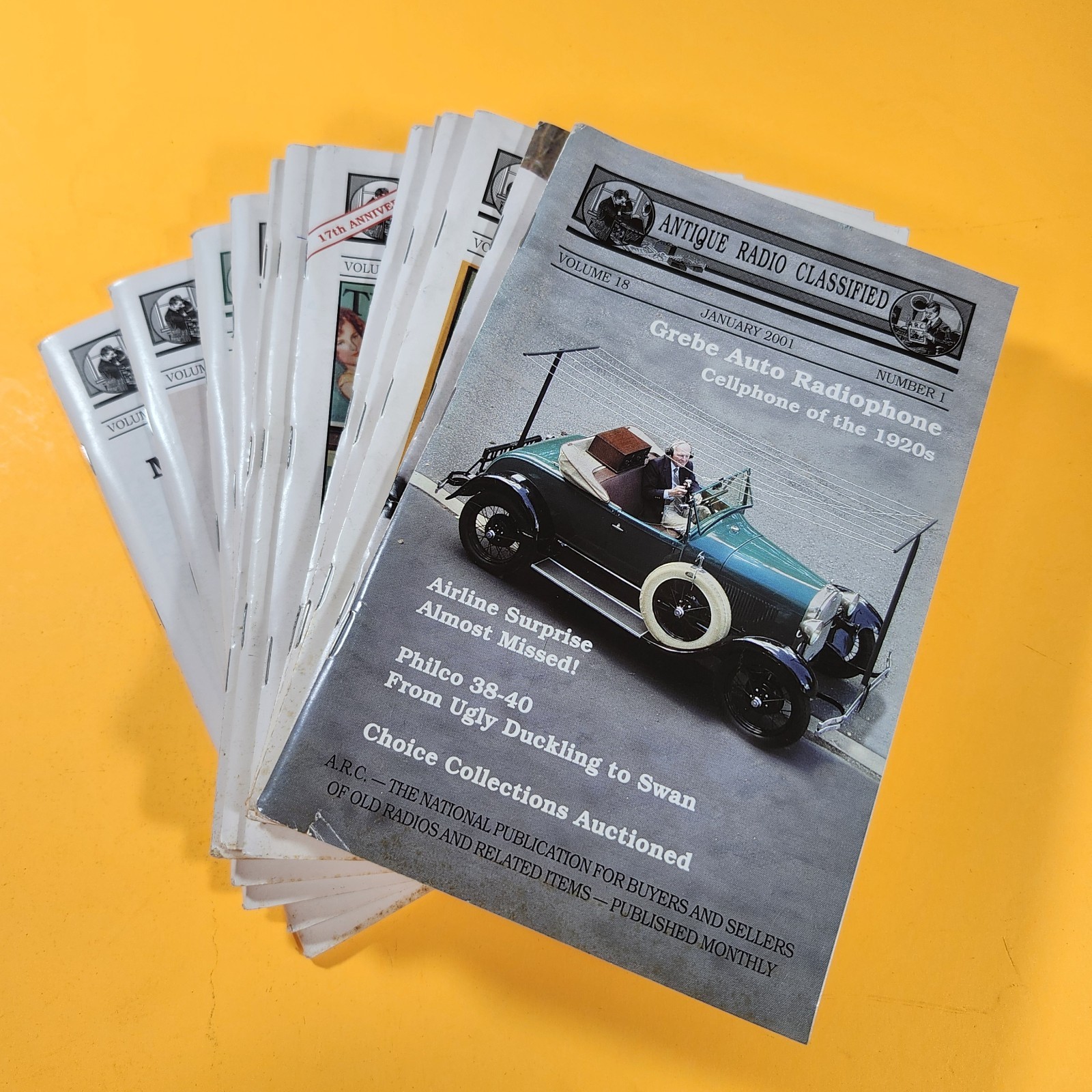 Antique Radio Classified Magazines 2001 12 Monthly Issues Vintage Electronics