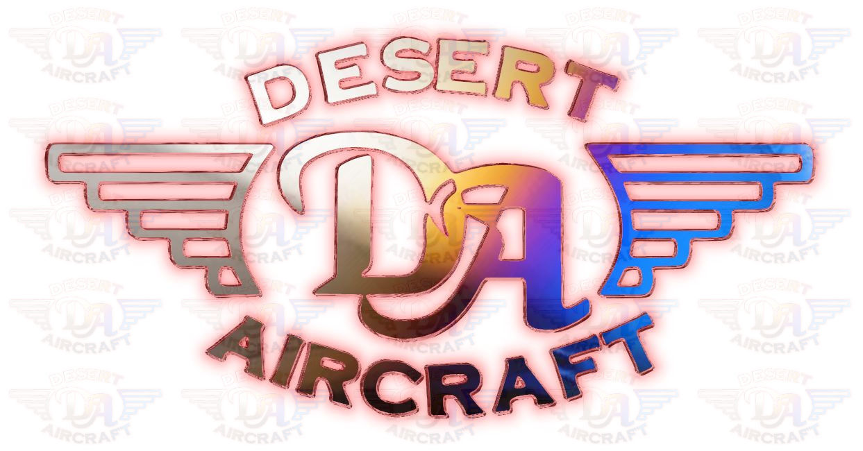 Red-hot Desert Aircraft Engine Graphics Decals RC Plane